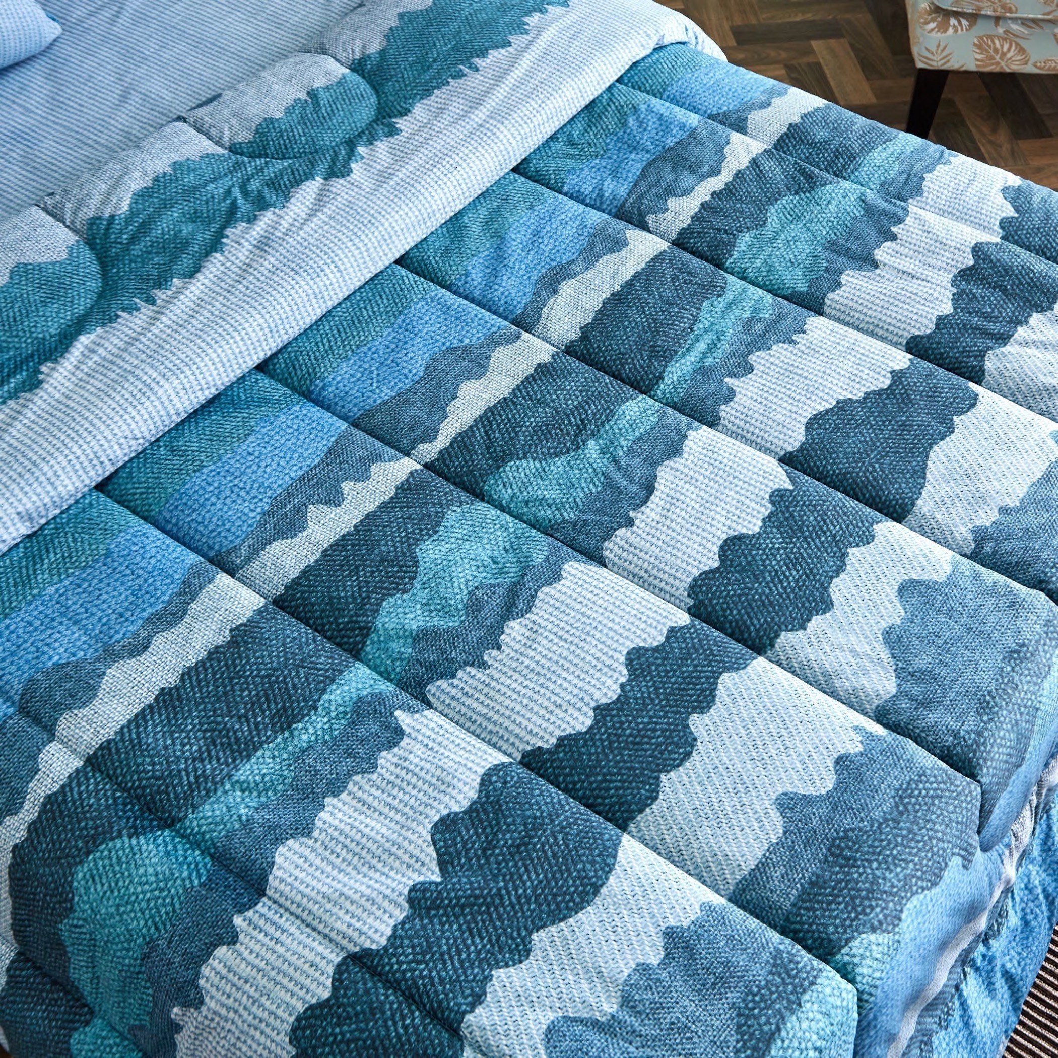 طقم لحاف قطن كينج بطبعات 7 قطع من ويليام- 220x240 سم-hbxhomeware-hbxdecorandfurnishings-image-4