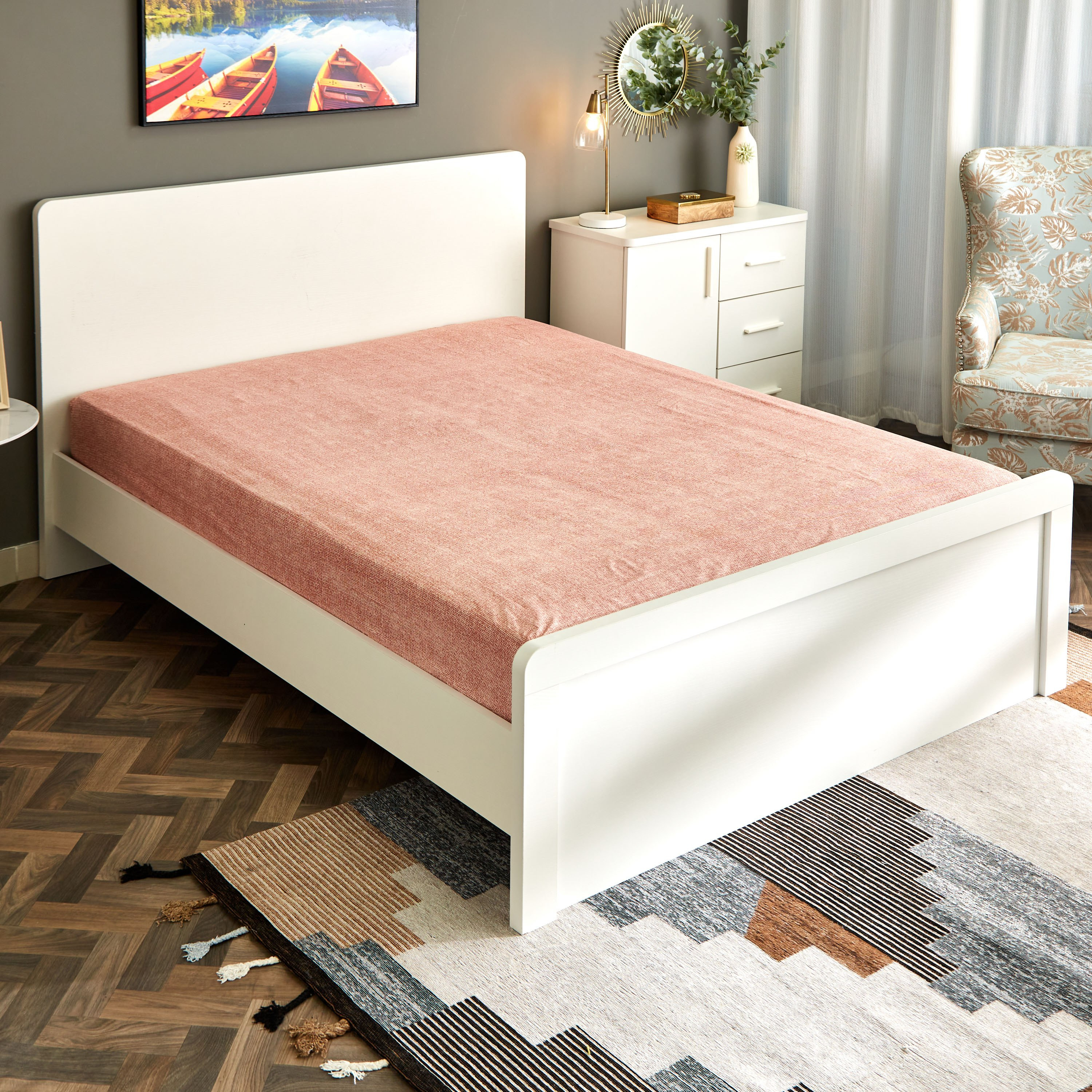 طقم لحاف قطن مزدوح بطبعات 5 قطع من آريس فيلد - 160x220 سم-hbxhomeware-hbxdecorandfurnishings-image-7
