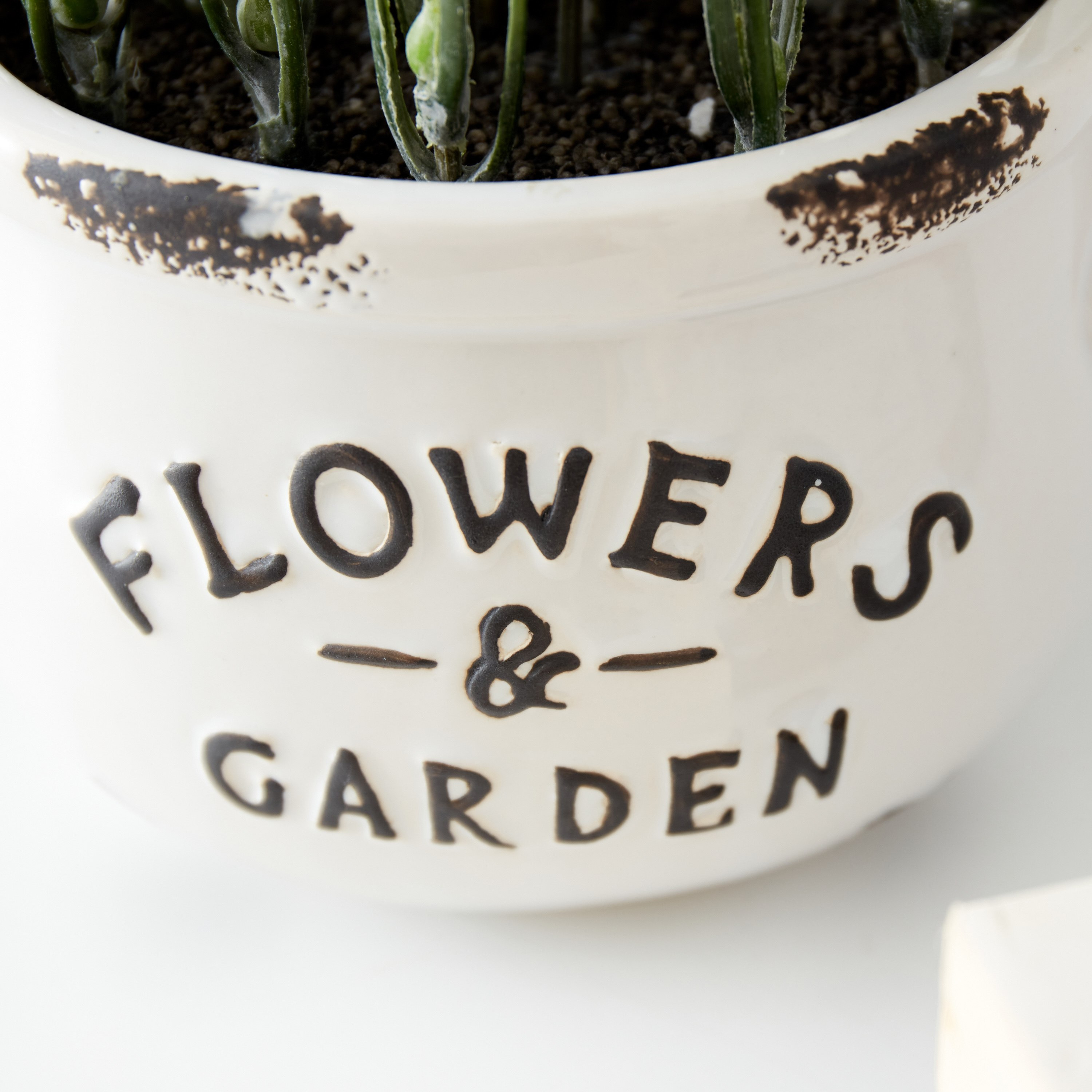 نبات خزامى بلاستيك في إناء زرع سيراميك من هالي - 28 سم-hbxdecorandfurnishings-homeaccessories-artificialflowersandplants-image-4