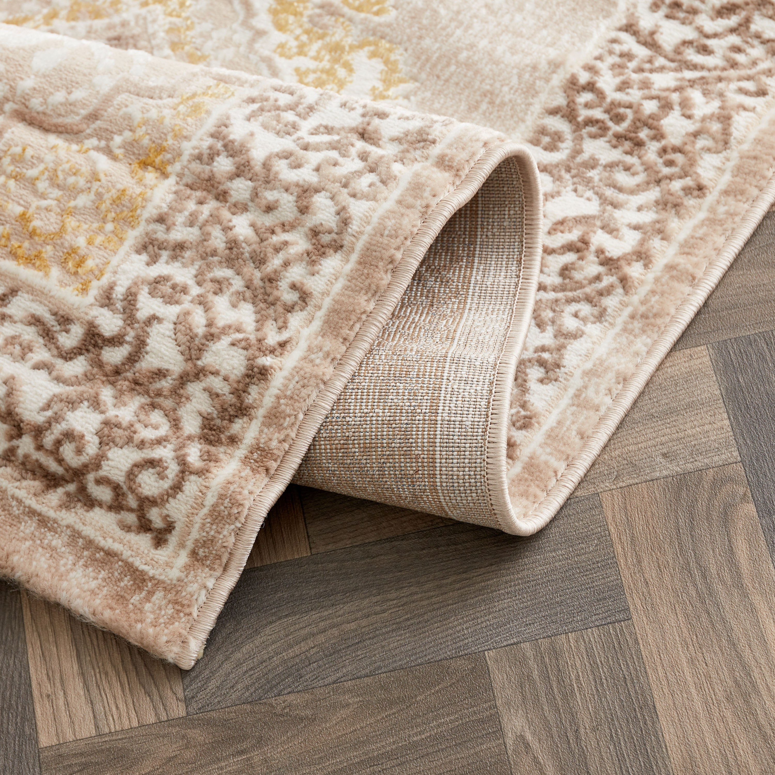 سجادة بولي بروبلين مقاومة للبقع من صوفيا - 80x230 سم-hbxdecorandfurnishings-floorcoverings-rugs-image-4