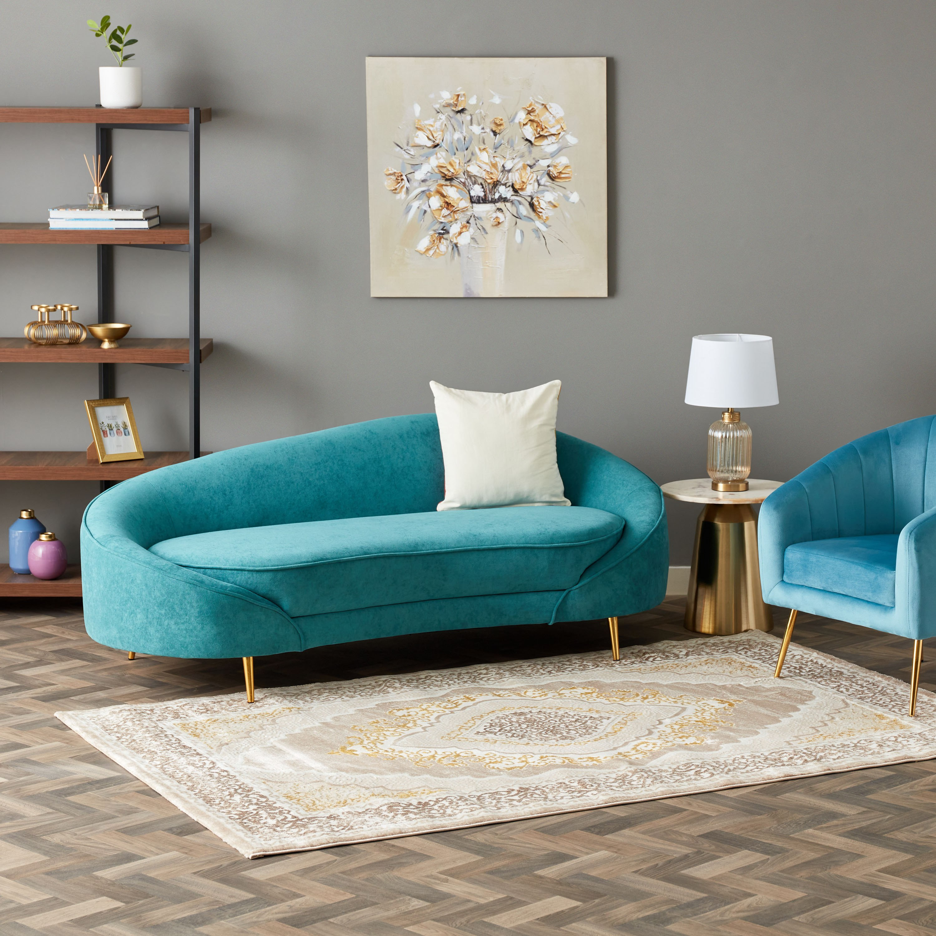 سجادة بولي بروبلين مقاومة للبقع من صوفيا - 150x230 سم-hbxdecorandfurnishings-floorcoverings-rugs-image-5