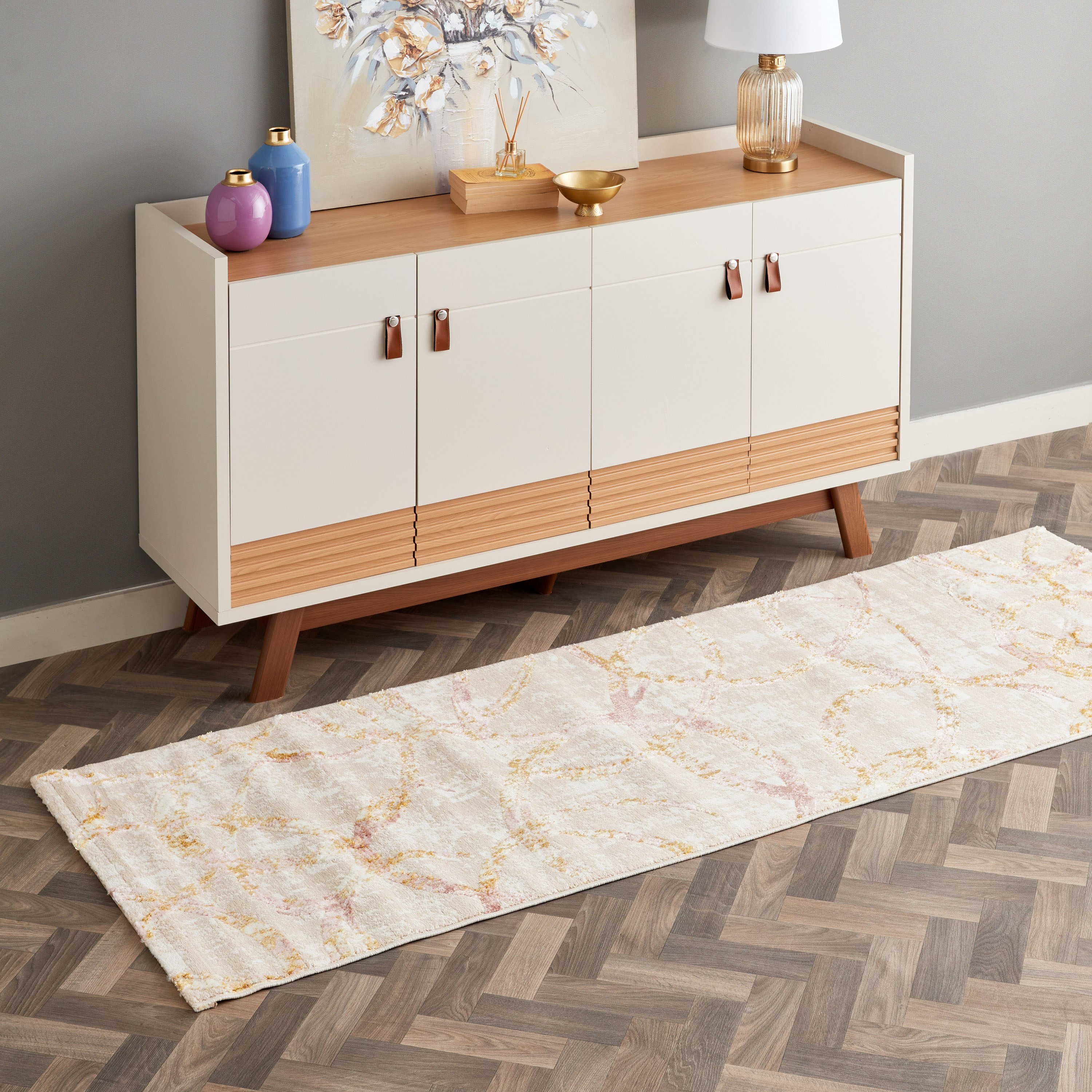 سجادة بولي بروبلين مقاومة للبقع من لوناس - 80x230 سم-hbxdecorandfurnishings-floorcoverings-rugs-image-1