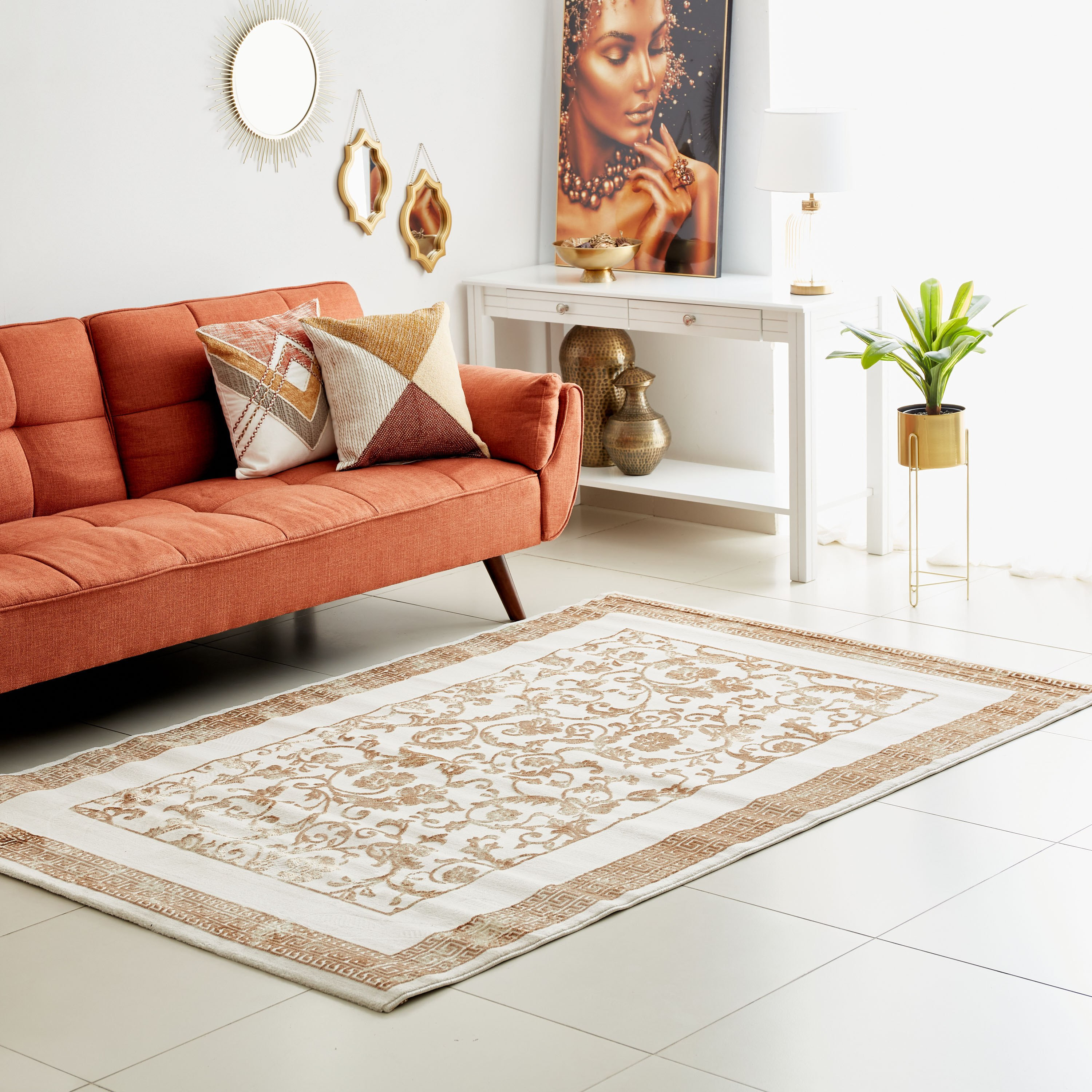 سجادة بولي بروبلين مقاومة للبقع من جوديفا - 120x170 سم-hbxdecorandfurnishings-floorcoverings-rugs-image-1