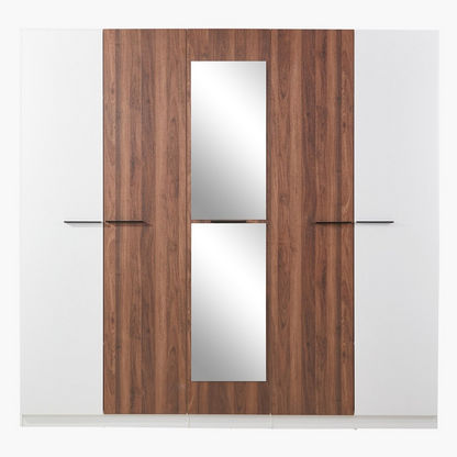 Ancona 5-Door Wardrobe with Mirror