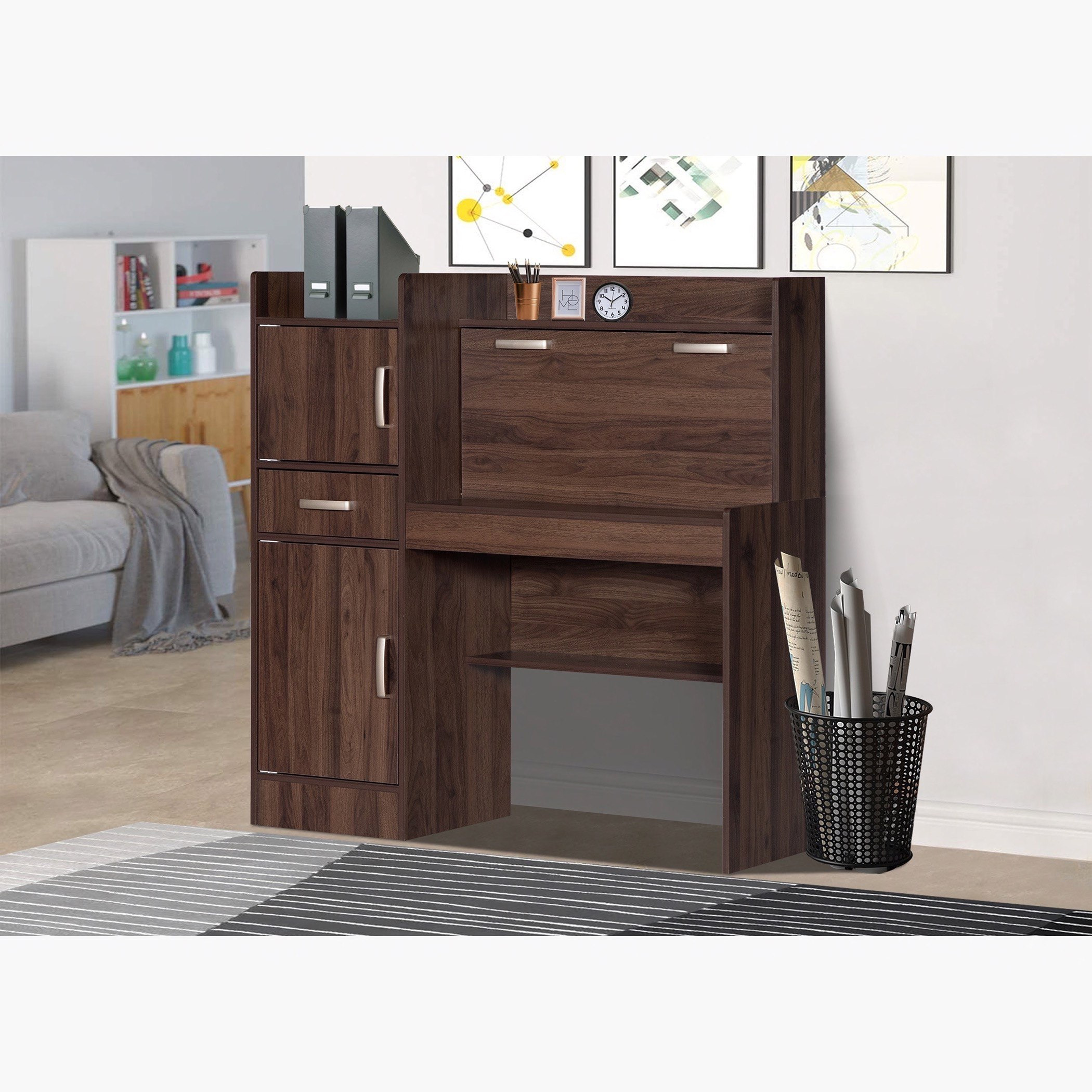 مكتب دراسة بدرج وبابين من كوبر-hbxfurniture-office-desks-image-1