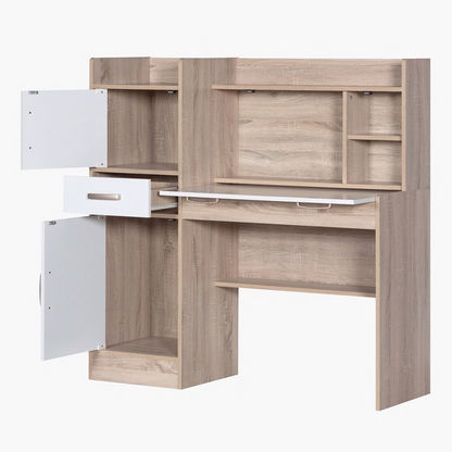 Cooper 1-Drawer Study Desk with 2 Doors-Desks-image-2