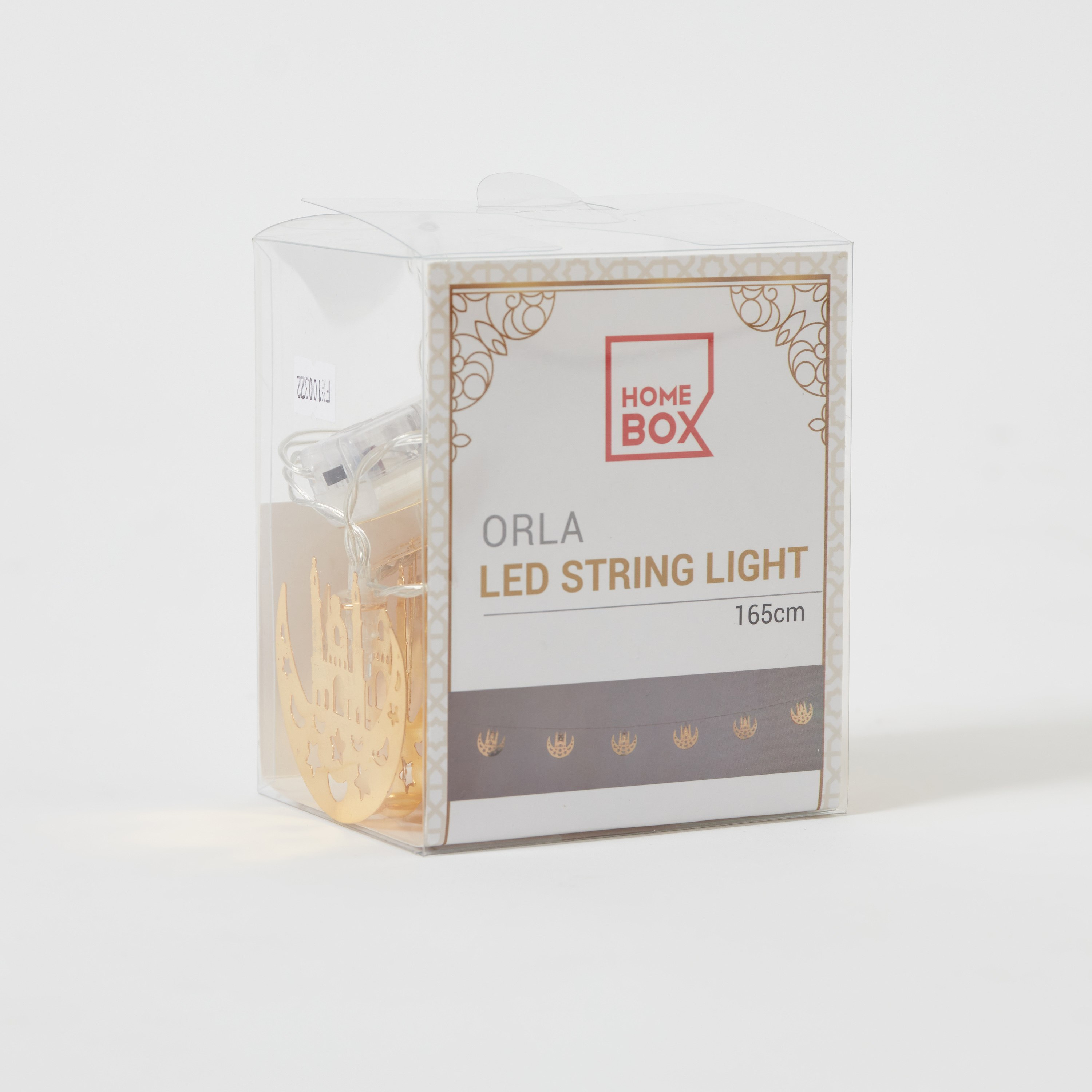 شريط إضاءة بـ10 لمبات إل إي دي بتصميم مسجد وقمر ونجوم من أورلا - 165x5x3 سم-hbxdiningroom-lighting-decorativesandstringlights-image-6