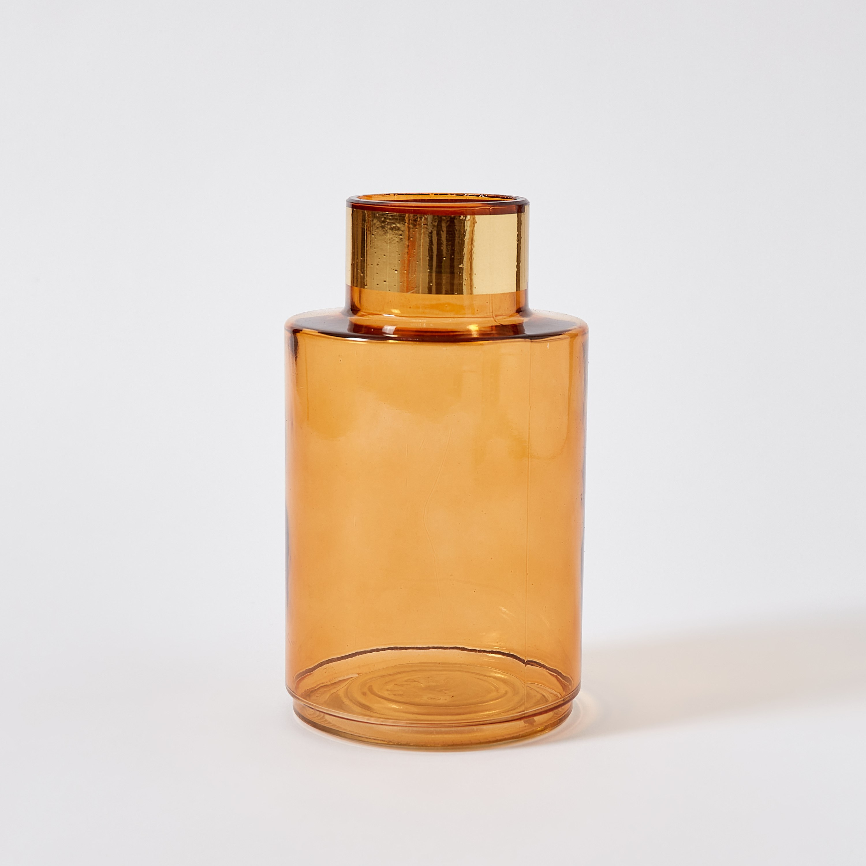 Ayra Vase with Metallic Neck - 12x12x22.5 cm-hbxbedroom-decorandaccessories-vases-image-5