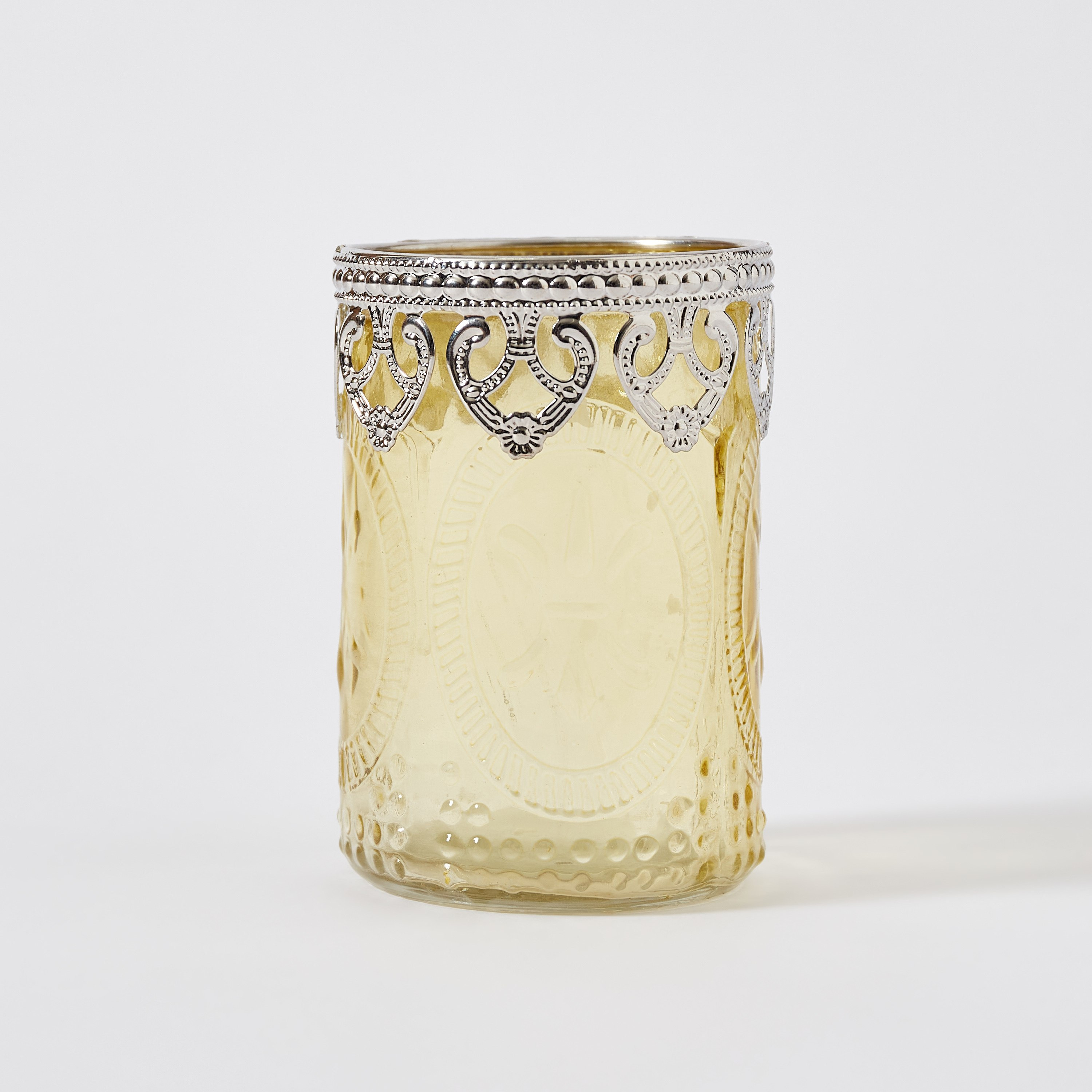 حامل شموع بتفاصيل زخرفية معدنية من أيرا - 7×7×10 سم-hbxlivingroom-decorandaccessories-candleholders-image-6