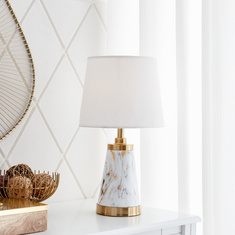 Calice Table Lamp with Ceramic Base - 26x26x46 cms