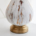 Calice Table Lamp with Ceramic Decorative Base - 28x28x48 cm-Table Lamps-thumbnailMobile-3
