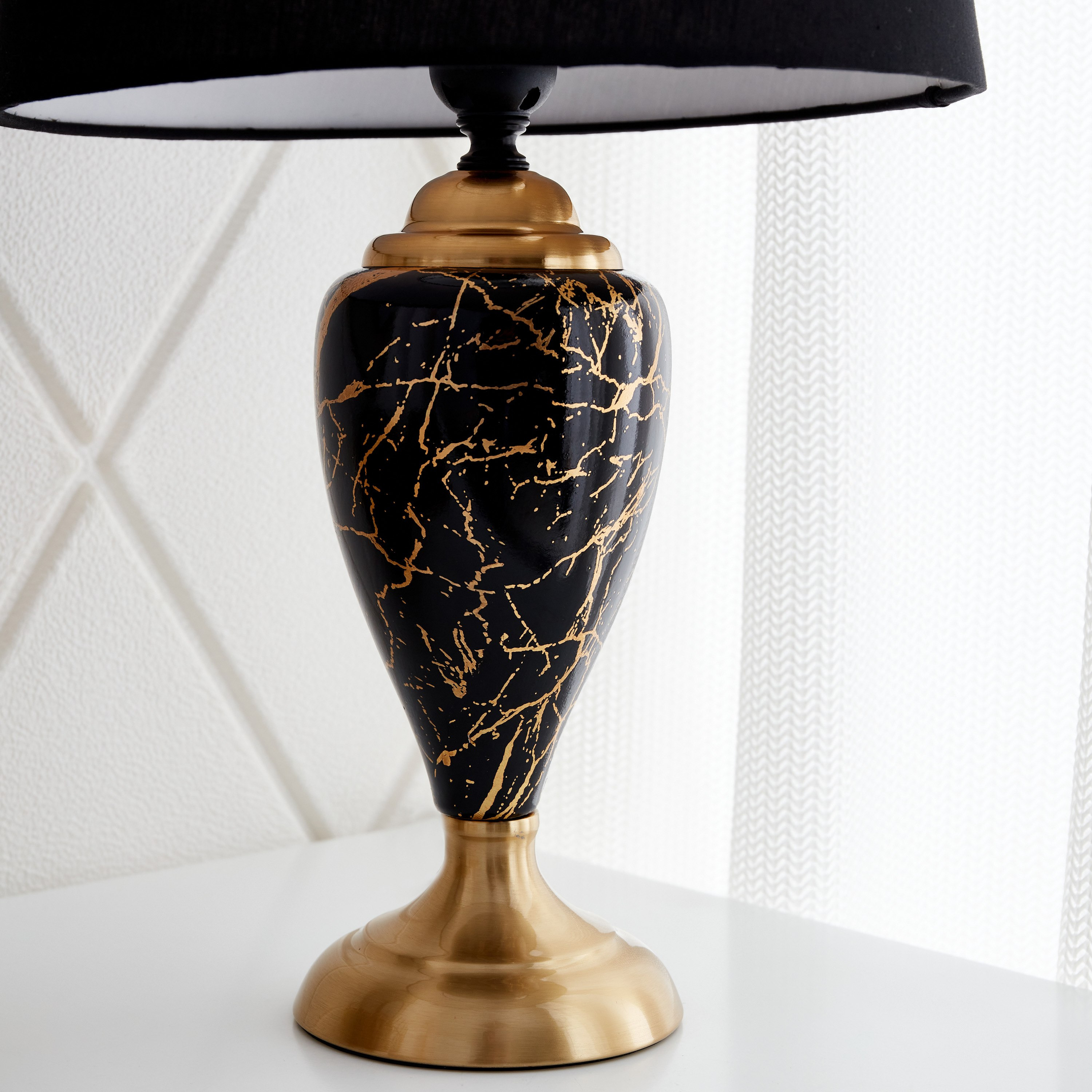 مصباح طاولة من كاليس - 28x28x45 سم-hbxlivingroom-lighting-tablelamps-image-4