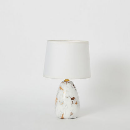 Calice Table Lamp with Ceramic Base - 21x21x32 cms
