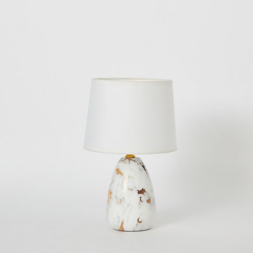 Calice Table Lamp with Ceramic Base - 21x21x32 cm-Table Lamps-image-5