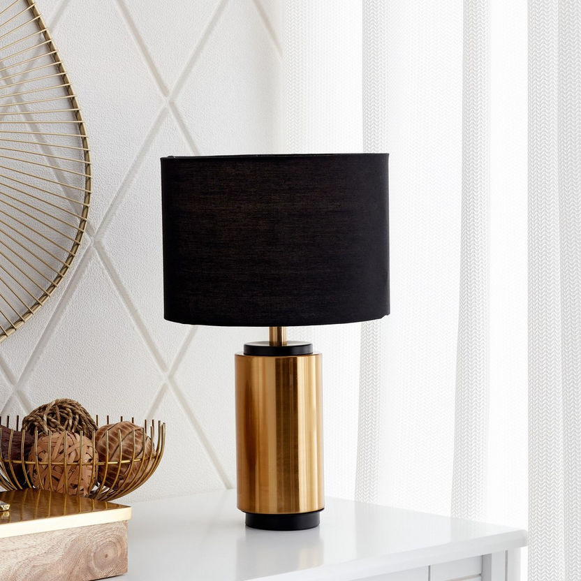 Calice Table Lamp with Metal Base- 26x26x42 cm-Table Lamps-image-0