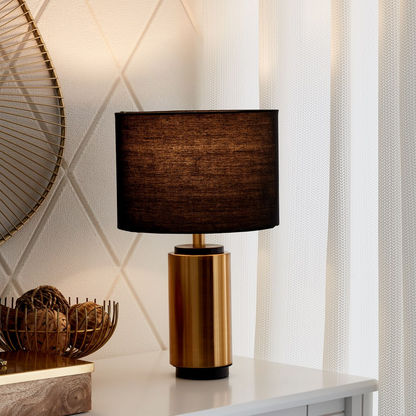 Calice Table Lamp with Metal Base- 26x26x42 cms