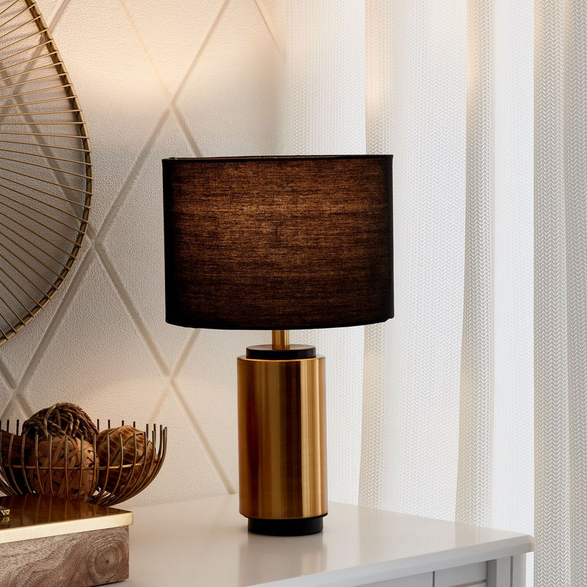 Calice Table Lamp with Metal Base- 26x26x42 cm-Table Lamps-image-1
