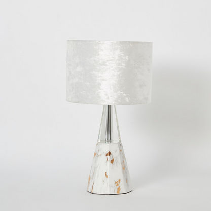 Calice Table Lamp with Conical Ceramic Base - 26x26x44 cms