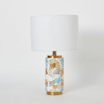 Calice Table Lamp with Ceramic Base - 26x26x42 cms