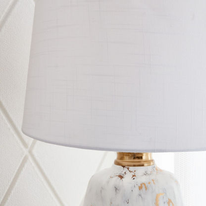 Calice Table Lamp with Ceramic Base - 40x40x63 cm