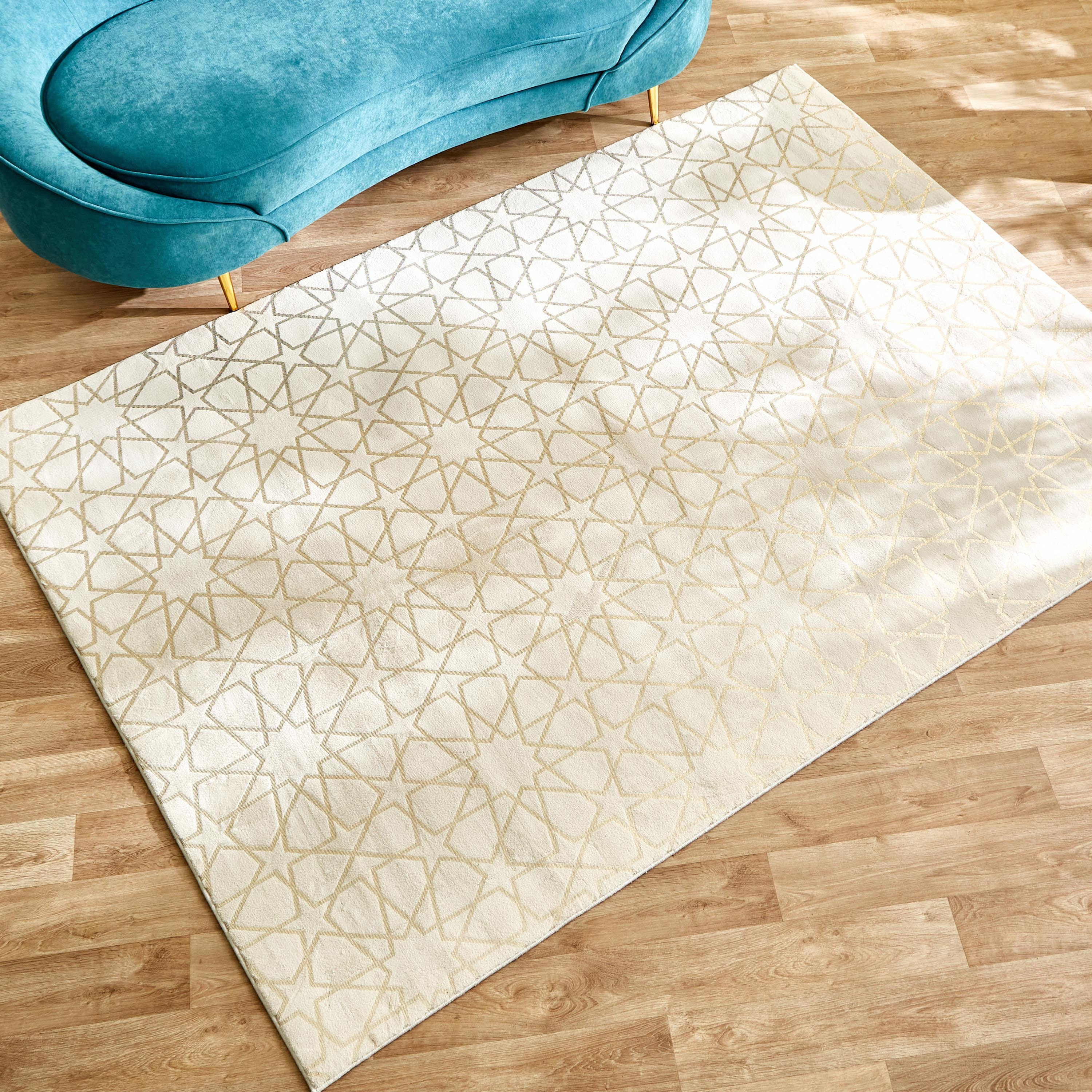 سجادة بطبعات فويل من أرابيسك - 120x170 سم-hbxdecorandfurnishings-floorcoverings-rugs-image-1
