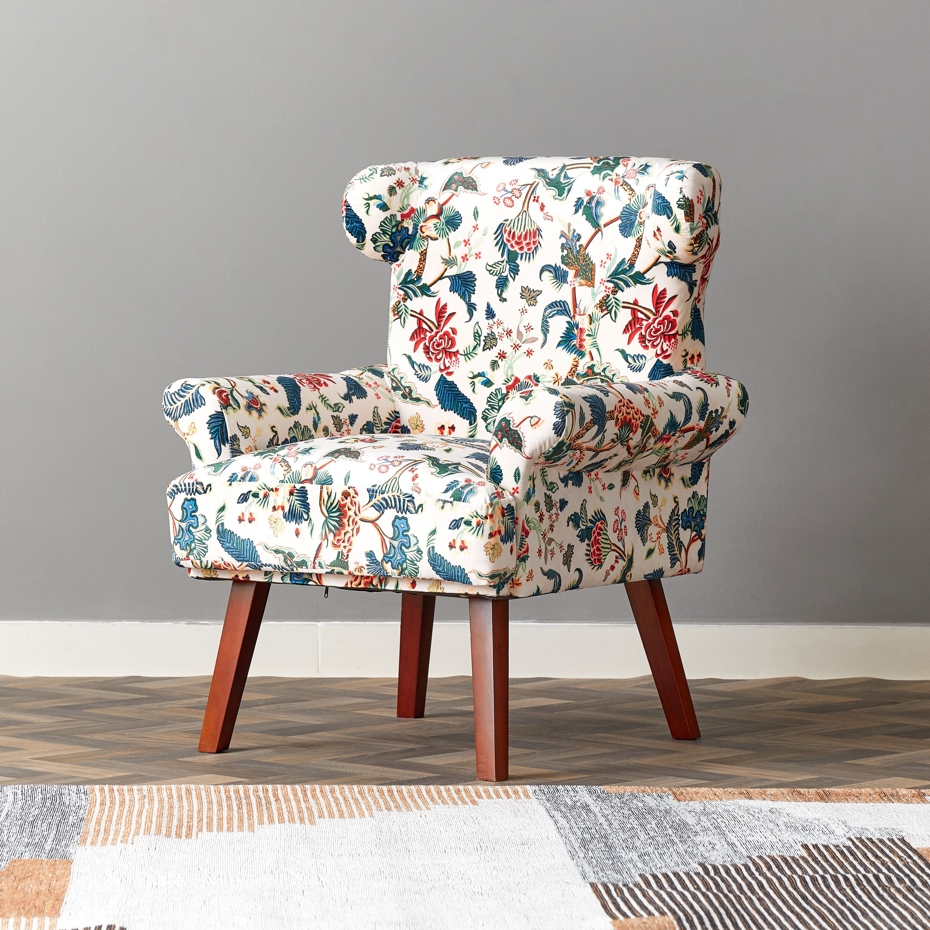 Printed accent 2025 chairs with arms