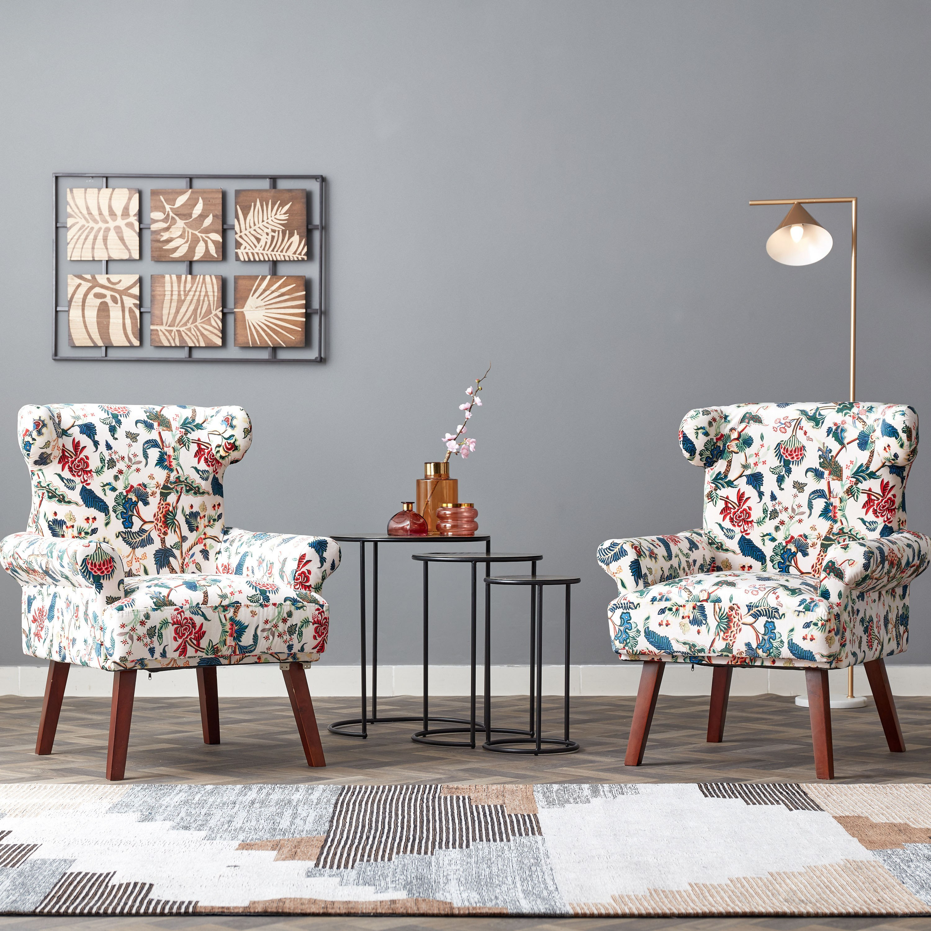 Printed living best sale room chairs