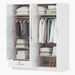 Klara 4-Door High Gloss Wardrobe with Drawer and Mirror-Wardrobes-thumbnailMobile-5