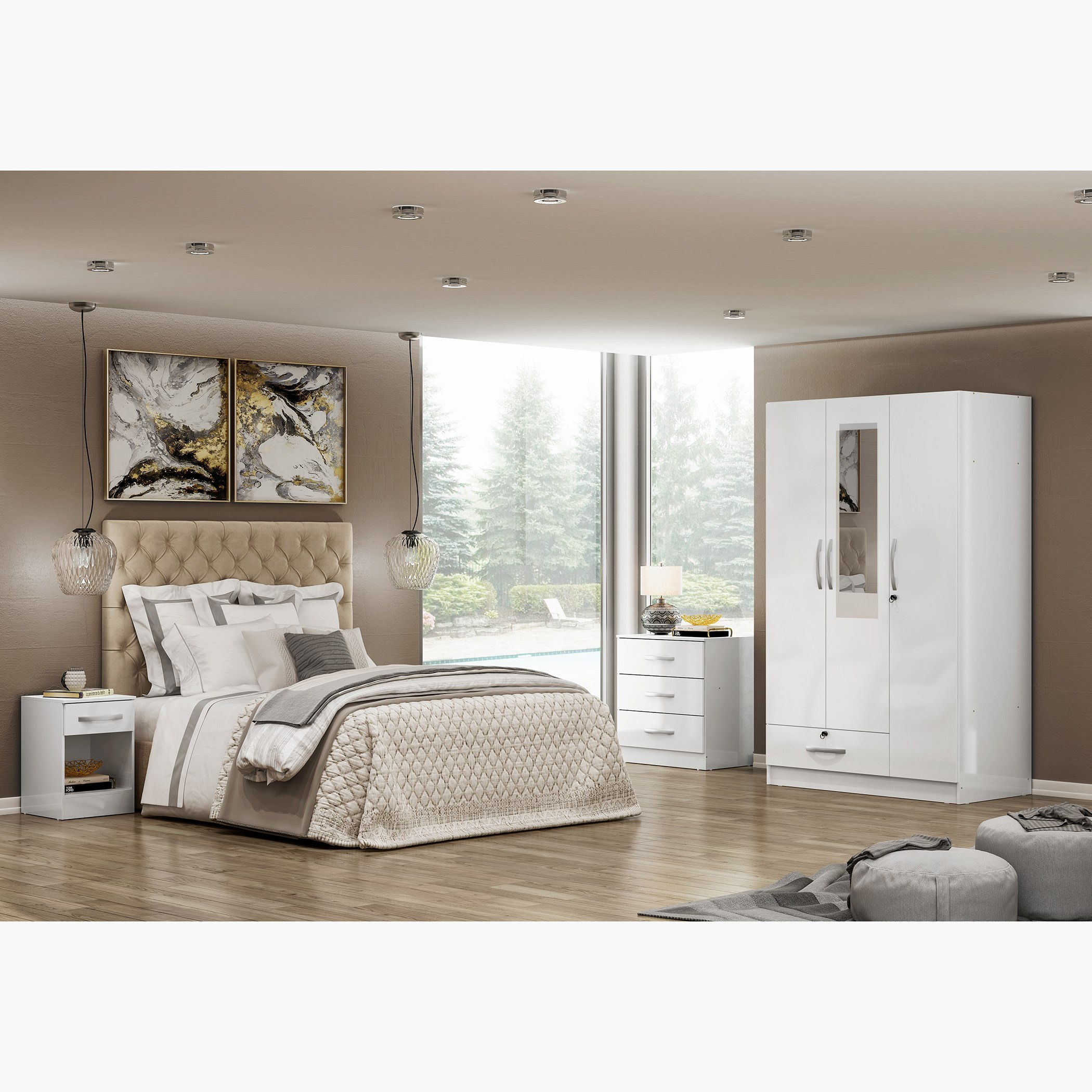 Movo Klara 3-Door 1-Drawer High Gloss Wardrobe with Mirror and Lock-PROMO_HB_SA_HBX10_TH1000_NEW_031025-image-10