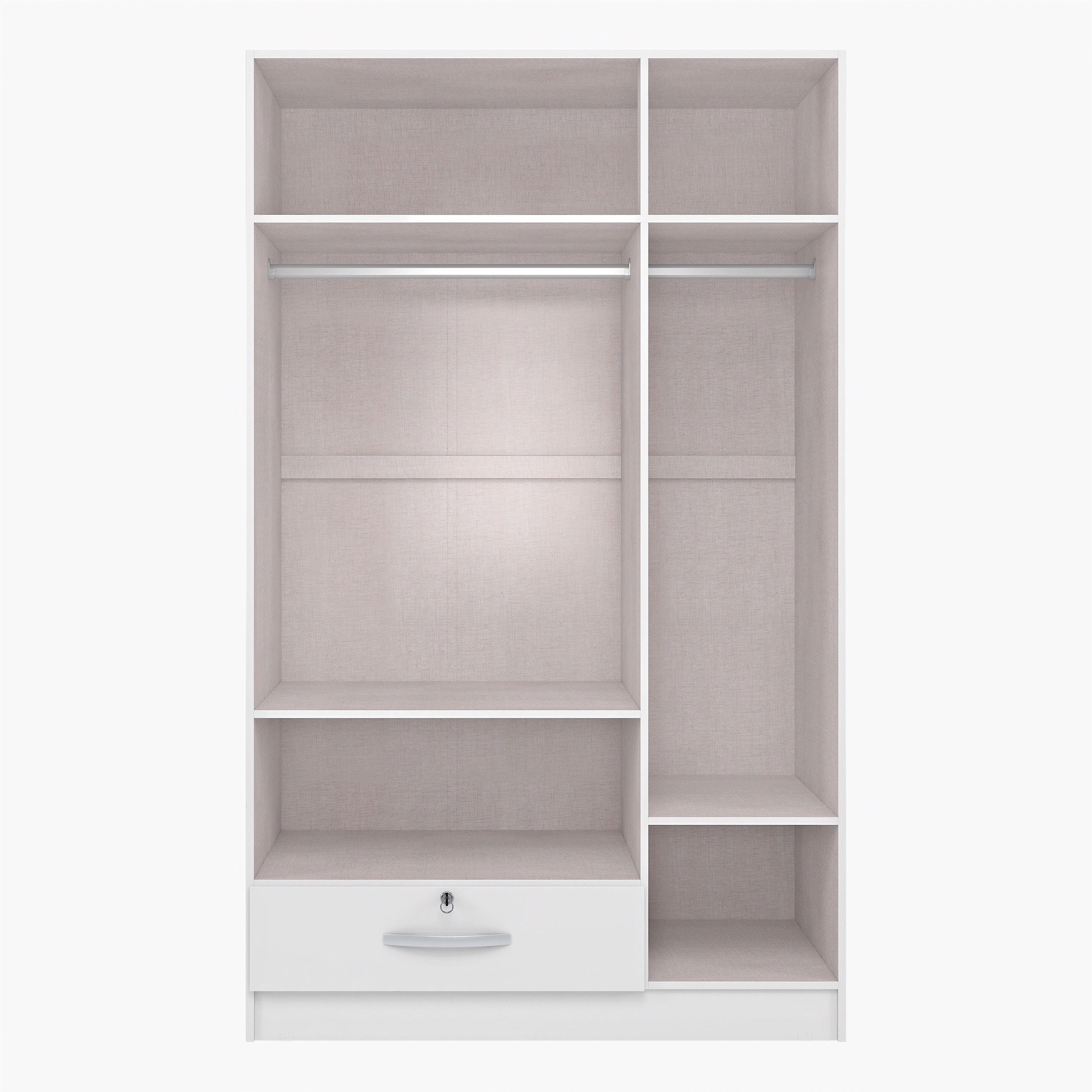 Movo Klara 3-Door 1-Drawer High Gloss Wardrobe with Mirror and Lock-PROMO_HB_SA_HBX10_TH1000_NEW_031025-image-3