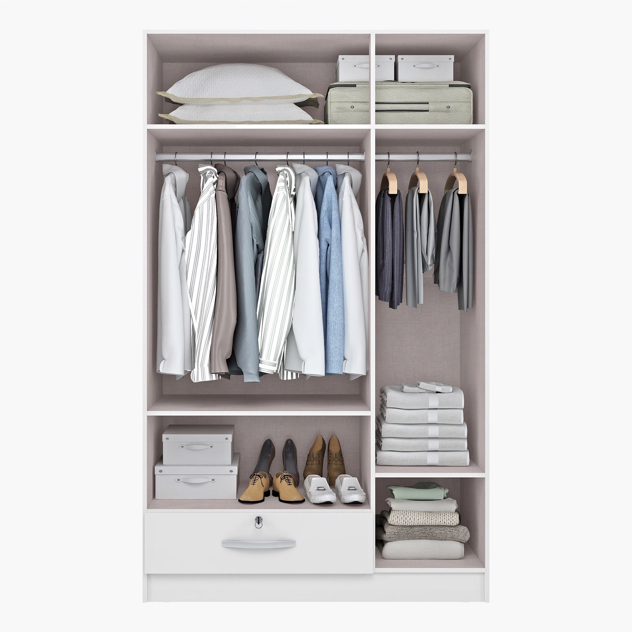 Movo Klara 3-Door 1-Drawer High Gloss Wardrobe with Mirror and Lock-PROMO_HB_SA_HBX10_TH1000_NEW_031025-image-6