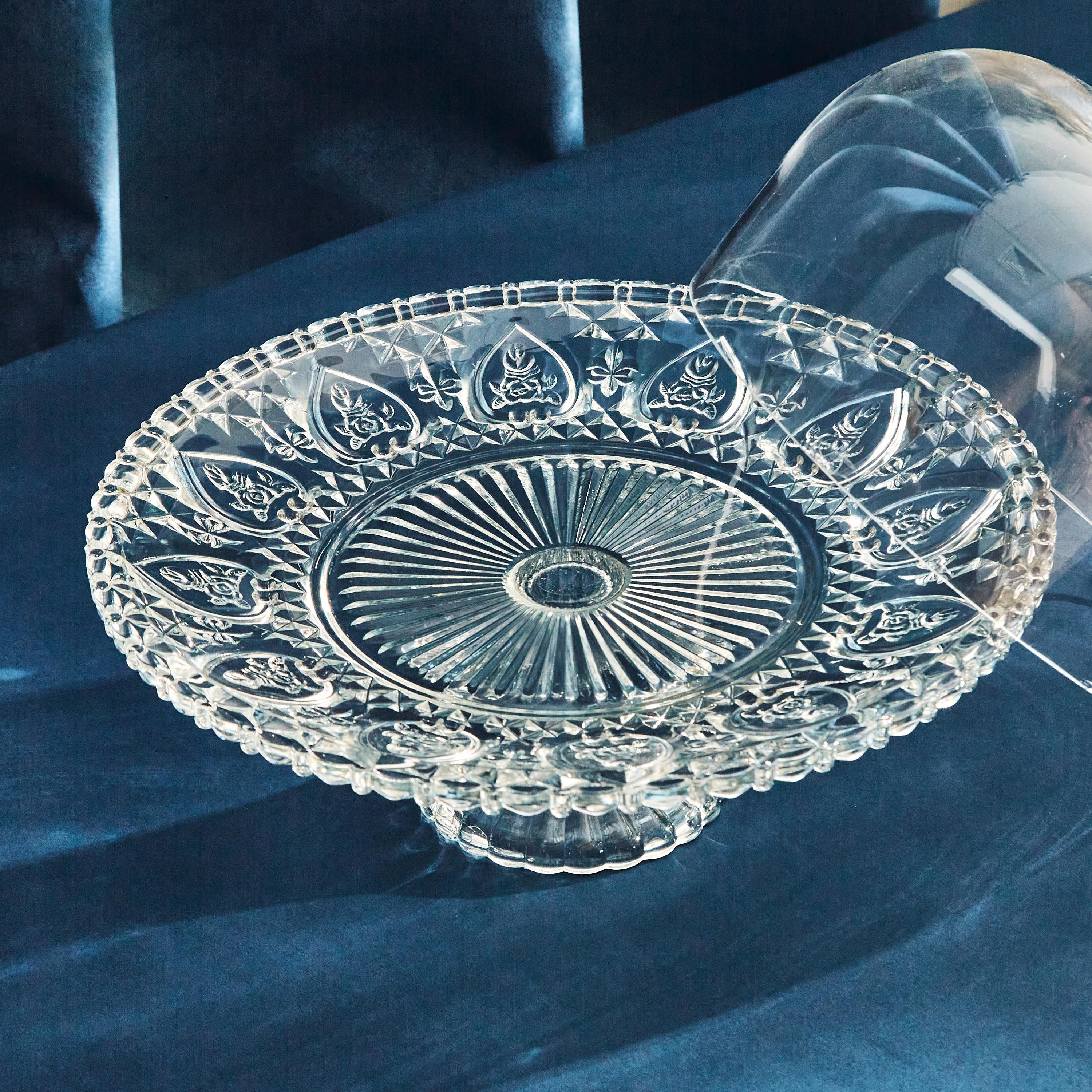 حامل تقديم كيك زجاج بقبة من فيستيف - 30 سم-hbxdecorandfurnishings-tabletop-serveware-image-2