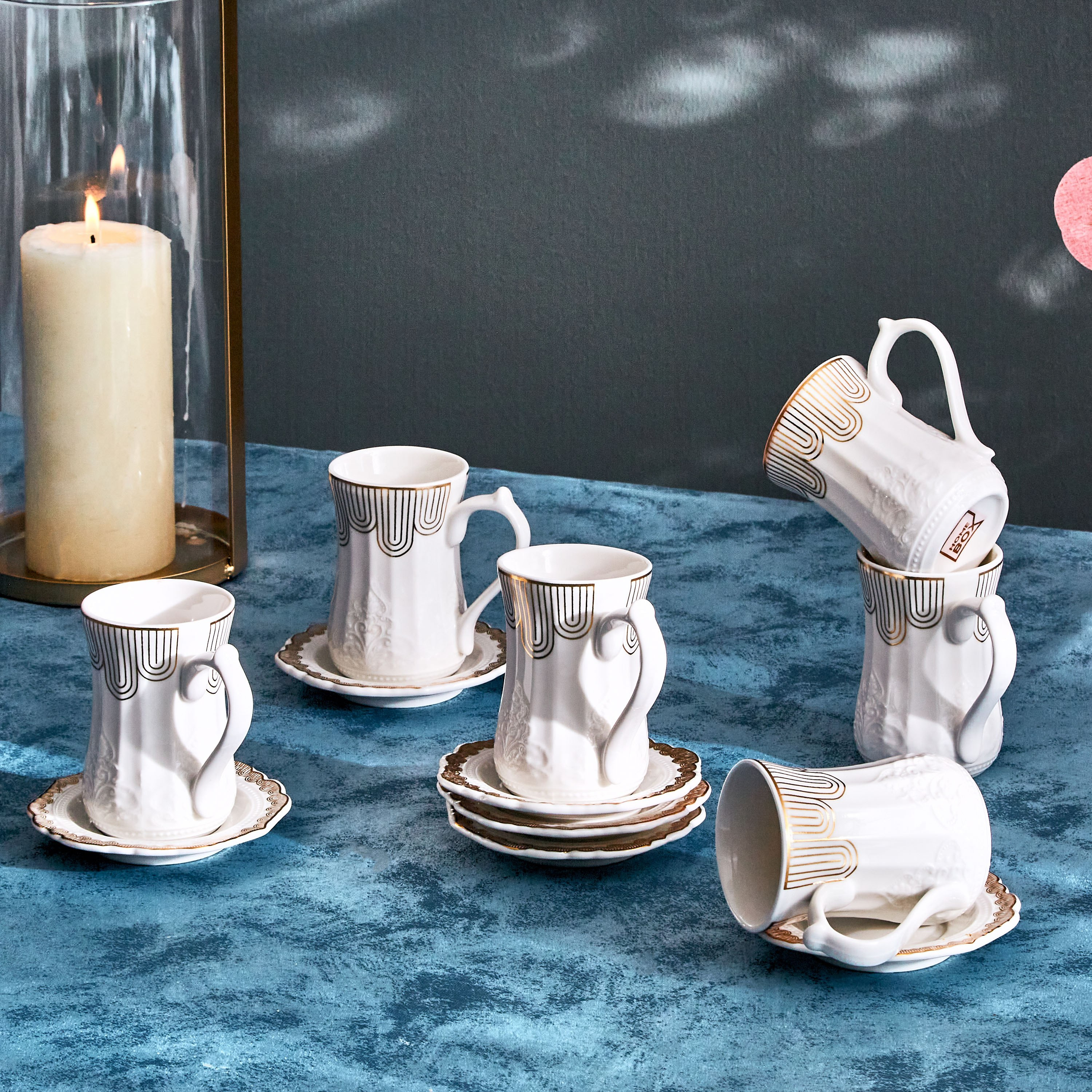 طقم أكواب إستيكان وصحون 12 قطعة من أمبريدج-hbxhomeware-hbxkitchen-image-1
