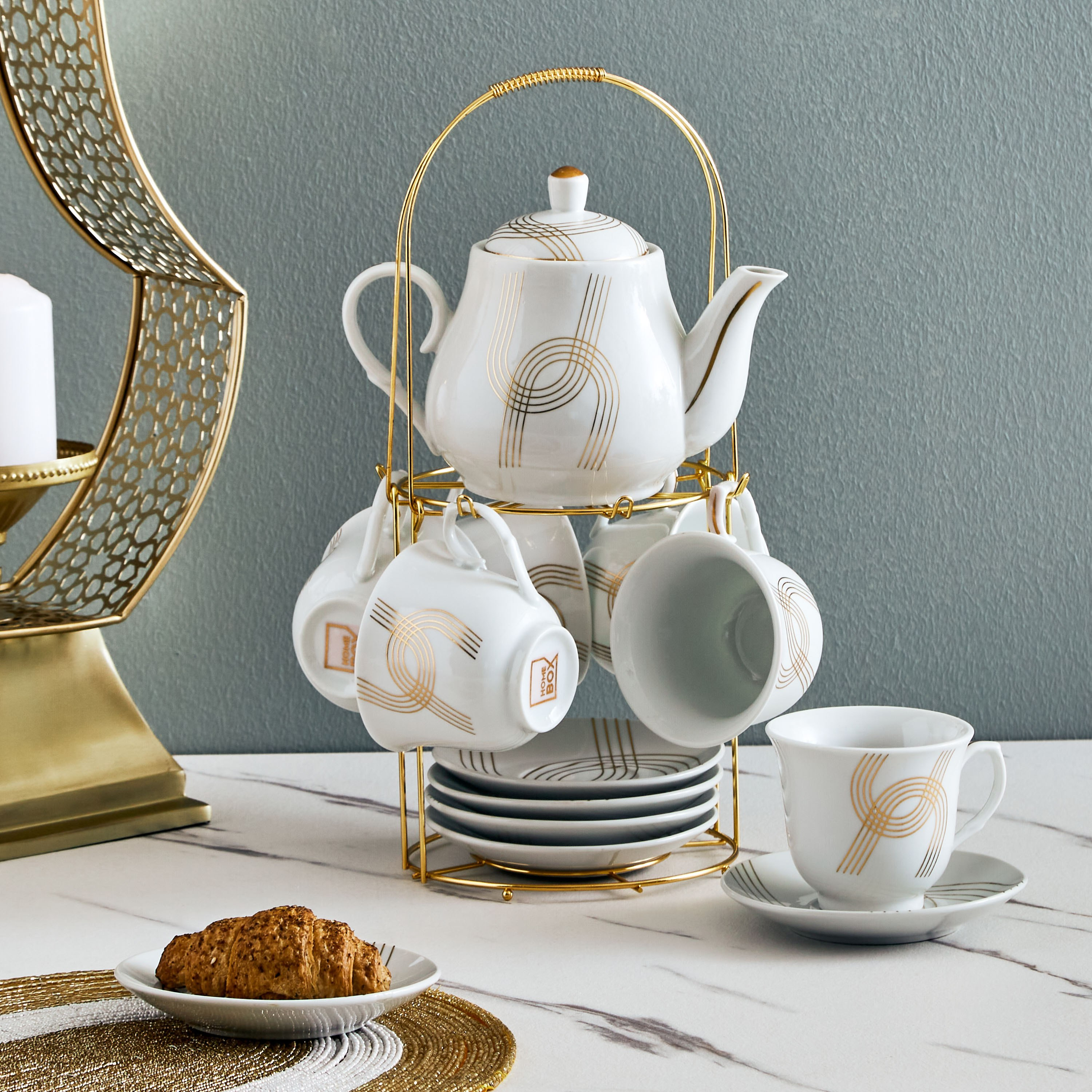 طقم تقديم شاي مع حامل 15 قطعة من أمبريدج-hbxhomeware-hbxkitchen-image-1