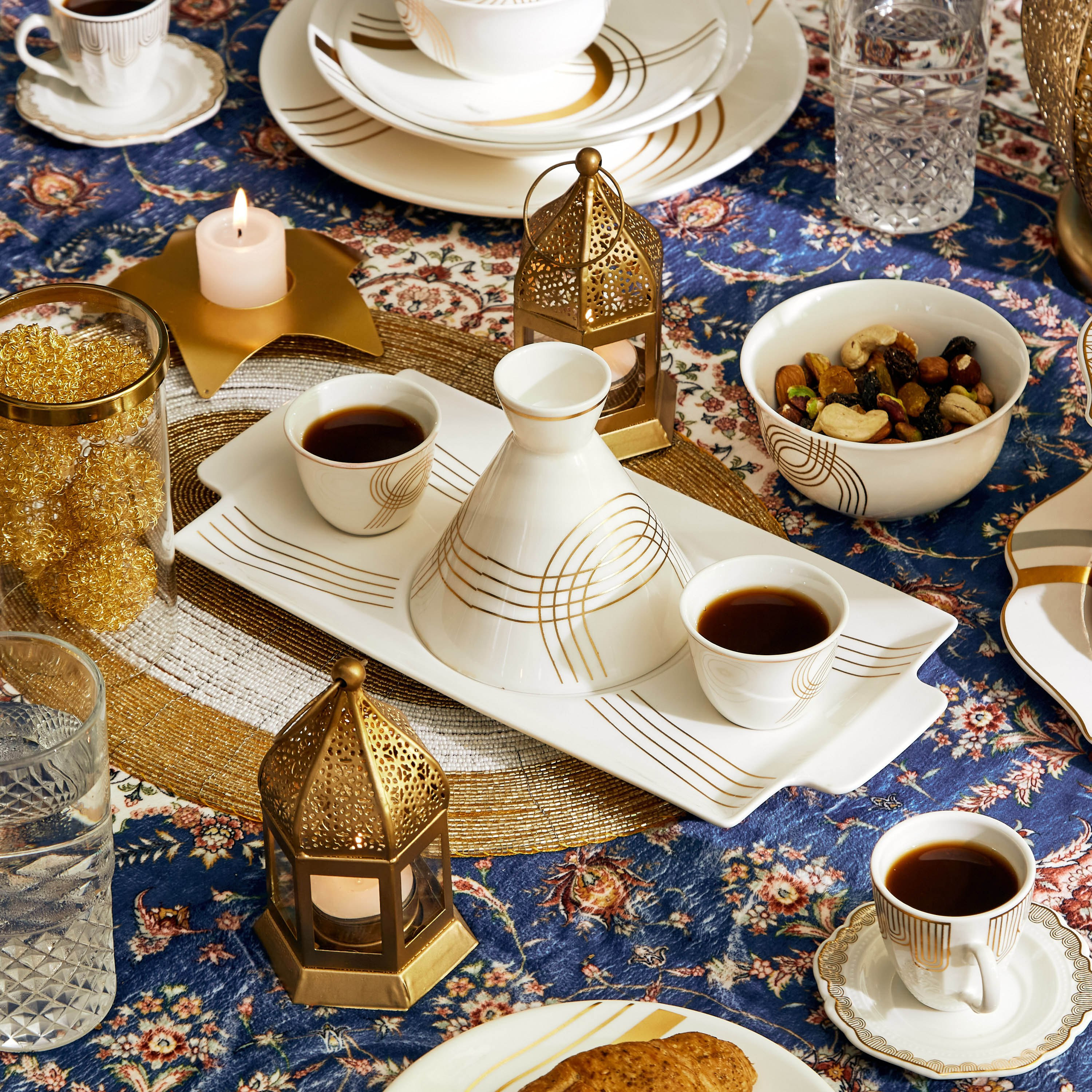 Ambridge 4-Piece Kahwa Cup and Dates Serving Set-hbxdecorandfurnishings-tabletop-serveware-image-4