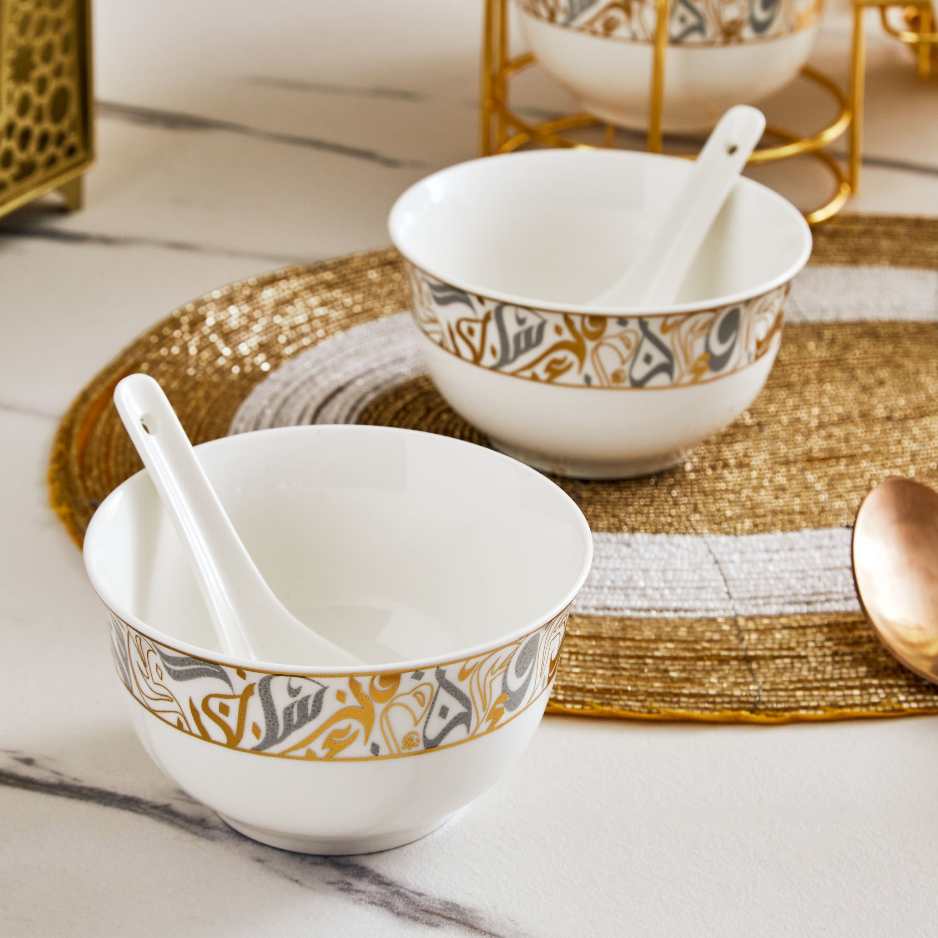 طقم تقديم شوربة مع حامل 15 قطعة من كاليجرافي-hbxdecorandfurnishings-tabletop-serveware-image-3