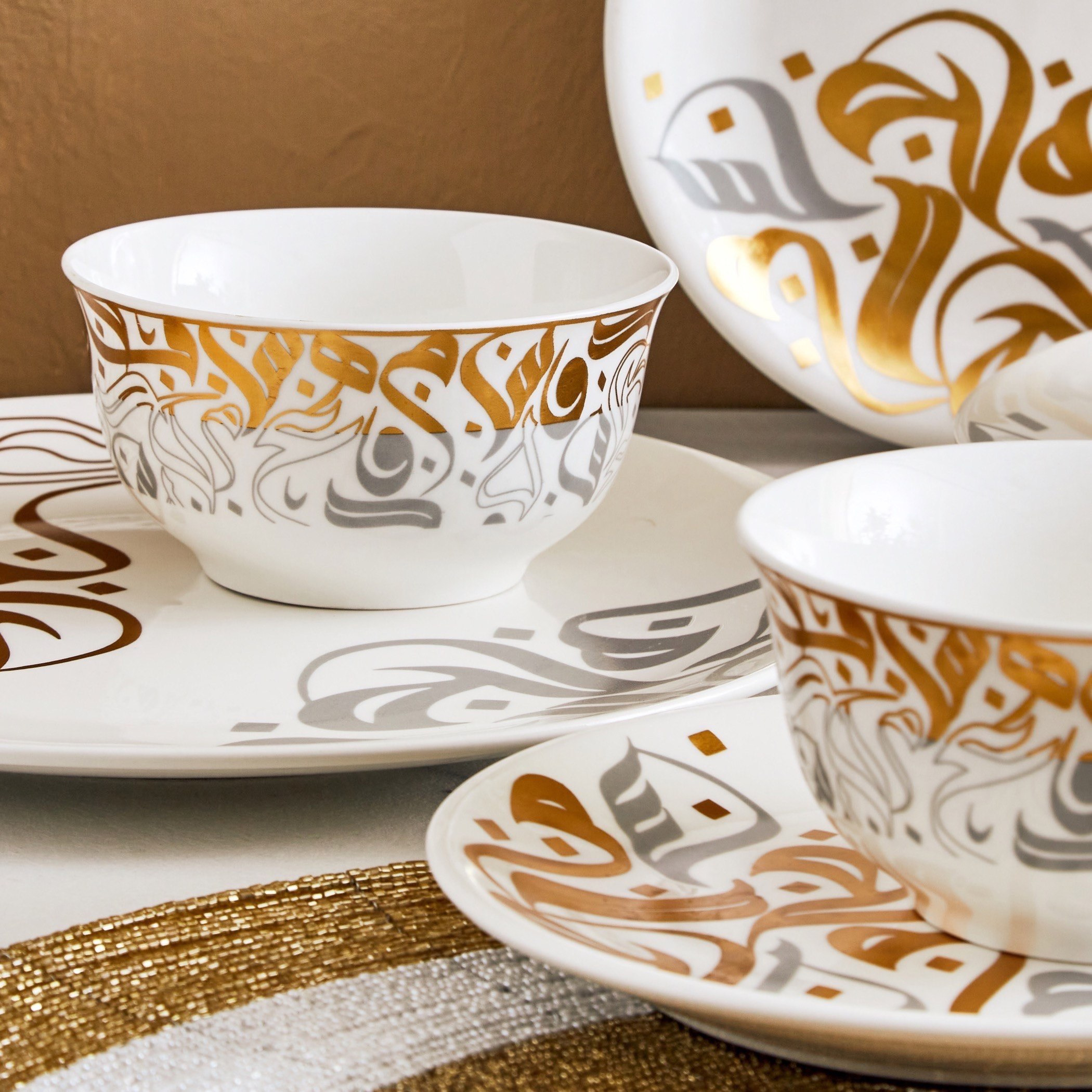 طقم عشاء 12 قطعة من كاليجرافي-hbxhomeware-hbxkitchen-image-2
