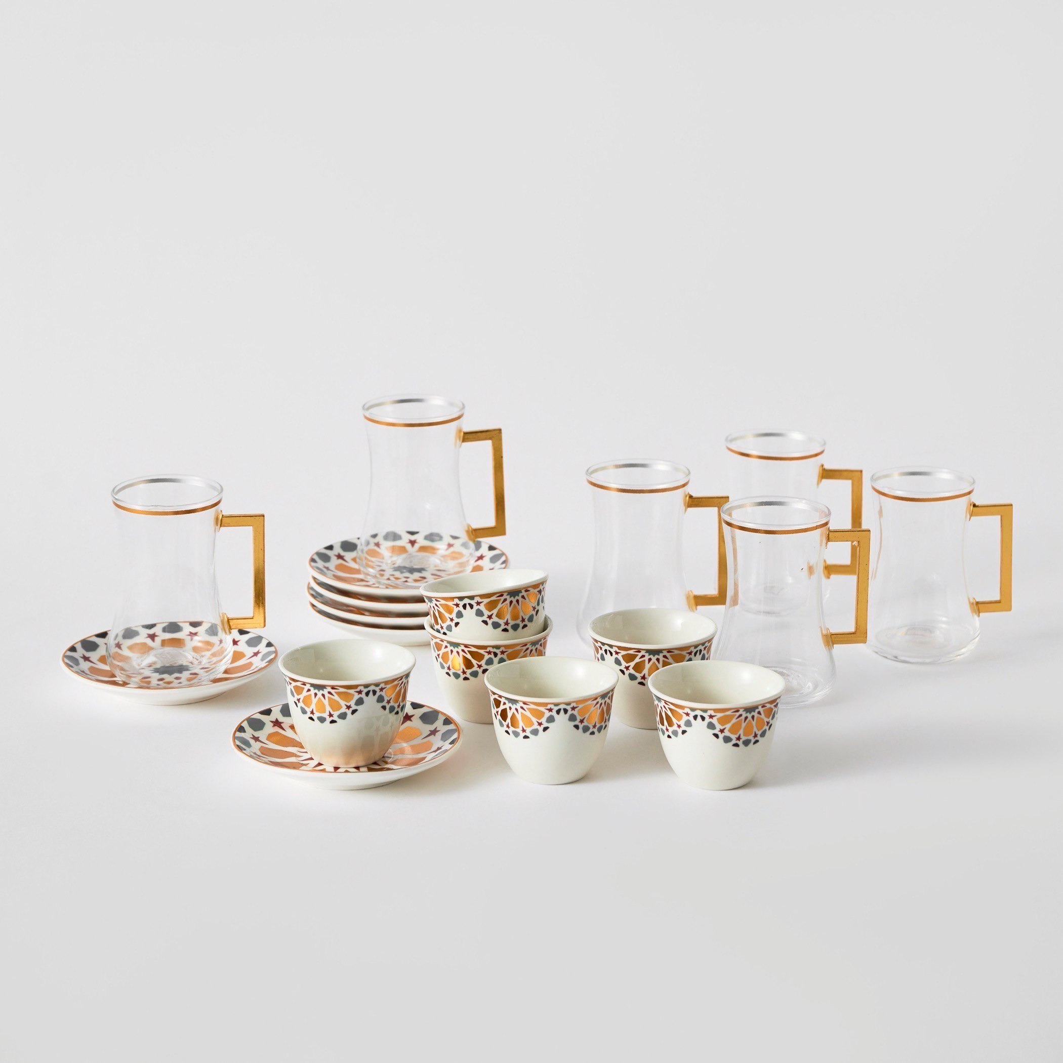 طقم أكواب إستكان وقهوة 18 قطعة من فيستيف-hbxhomeware-hbxkitchen-image-6