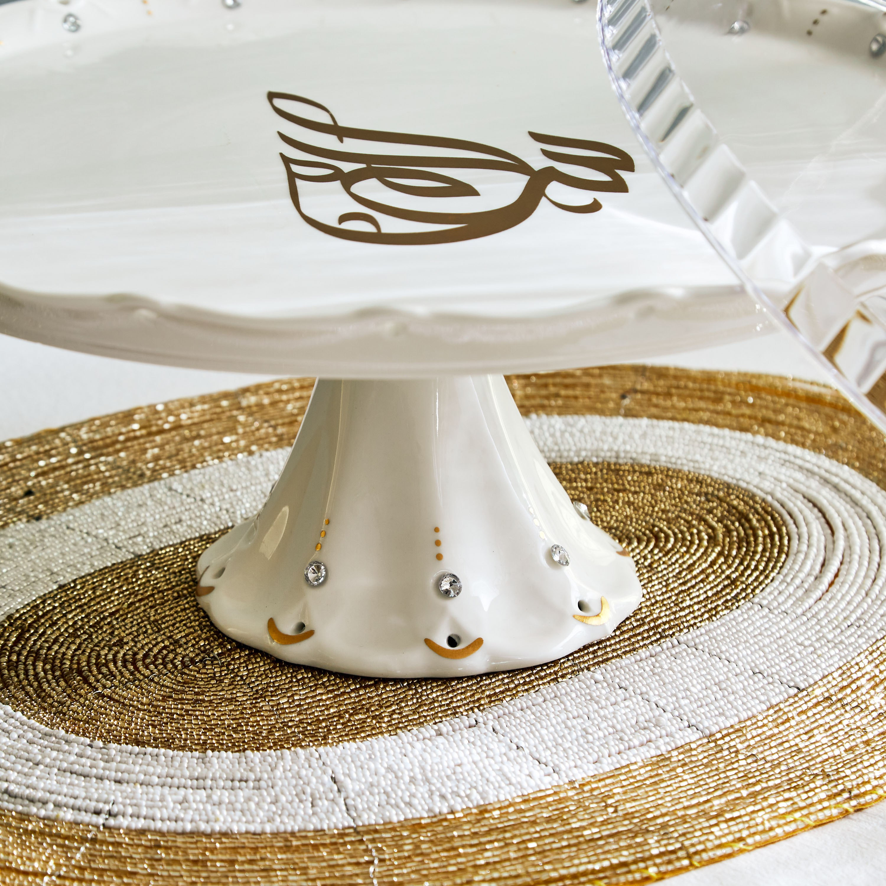 حامل كعك بغطاء أكريليك من فيستيف - 33.5 سم-hbxdecorandfurnishings-tabletop-serveware-image-3