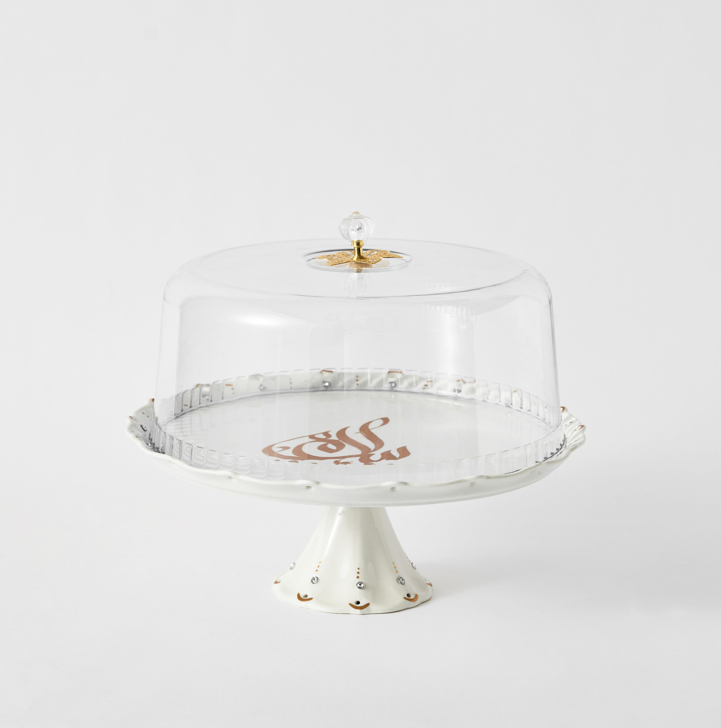حامل كعك بغطاء أكريليك من فيستيف - 33.5 سم-hbxdecorandfurnishings-tabletop-serveware-image-7