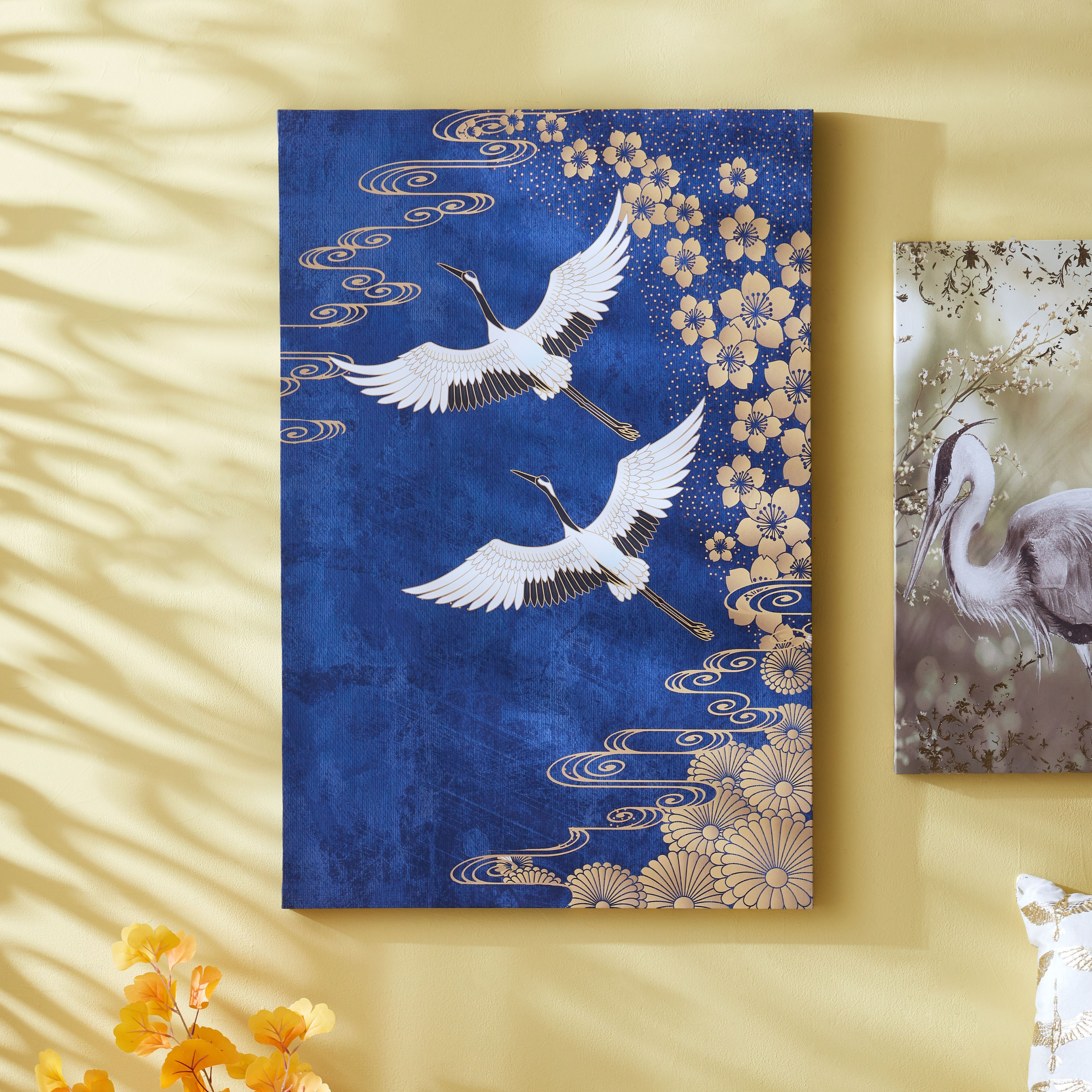 لوحة كانفاس مؤطرة بطبعات طيور من أيبا - 60x3x90 سم-hbxhomeware-hbxdecorandfurnishings-image-1