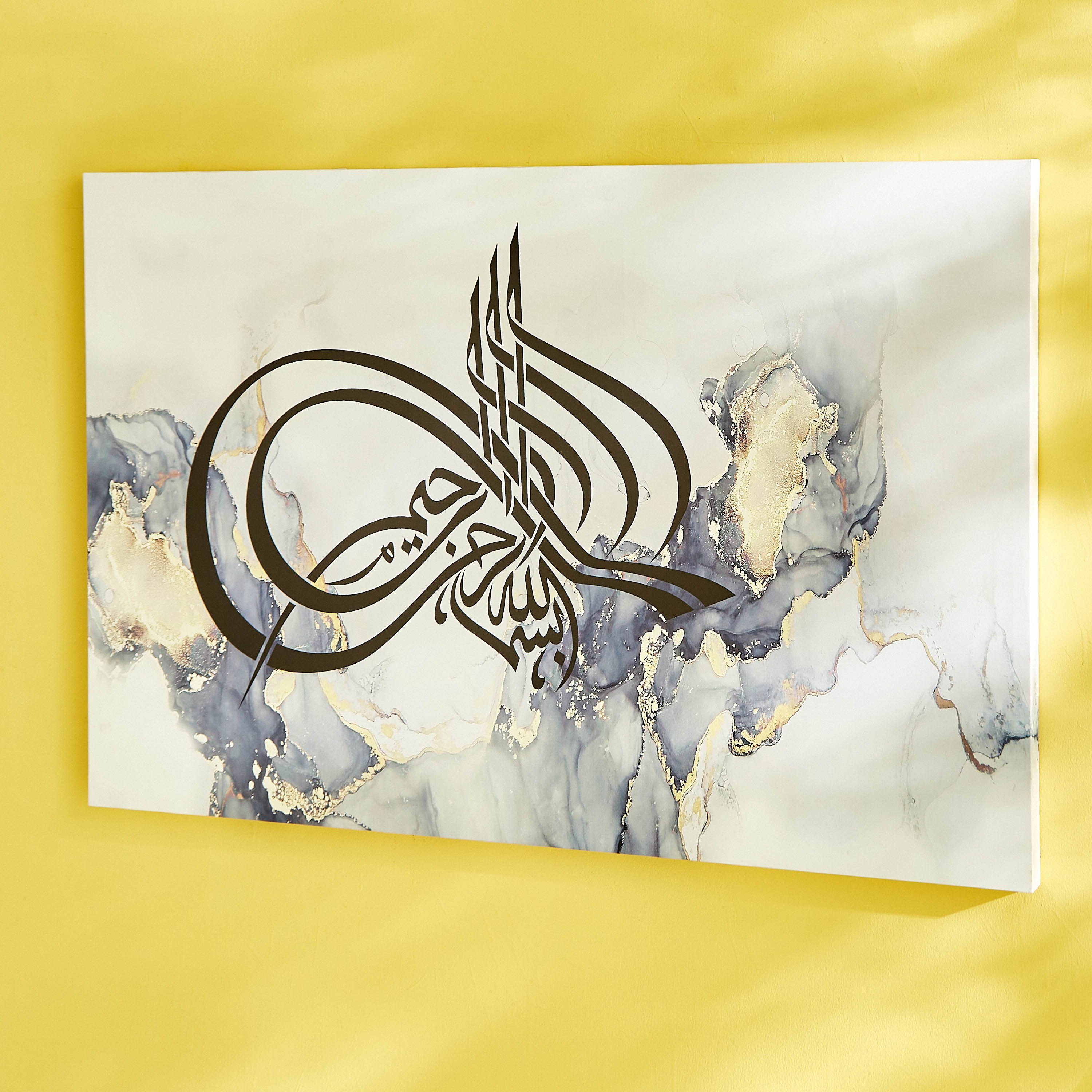 لوحة كانفاس مؤطرة بطبعات خط عربي - 120x3x80 سم-PROMO_HB_AE_B1G1_250925-image-2