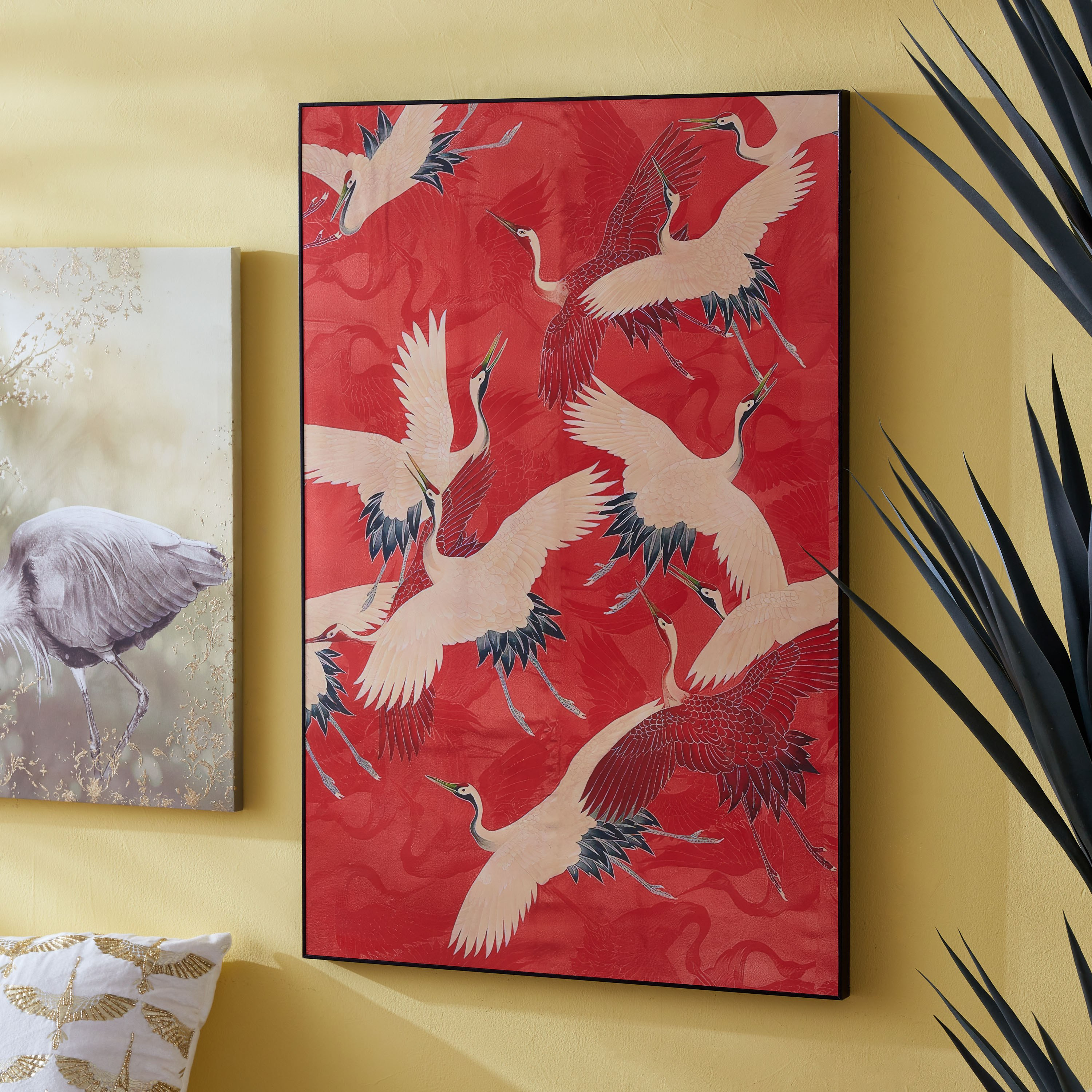لوحة مؤطّرة لامعة بتصميم طيور من أمارا - 60X3X90 سم-PROMO_HB_AE_B1G1_250925-image-2