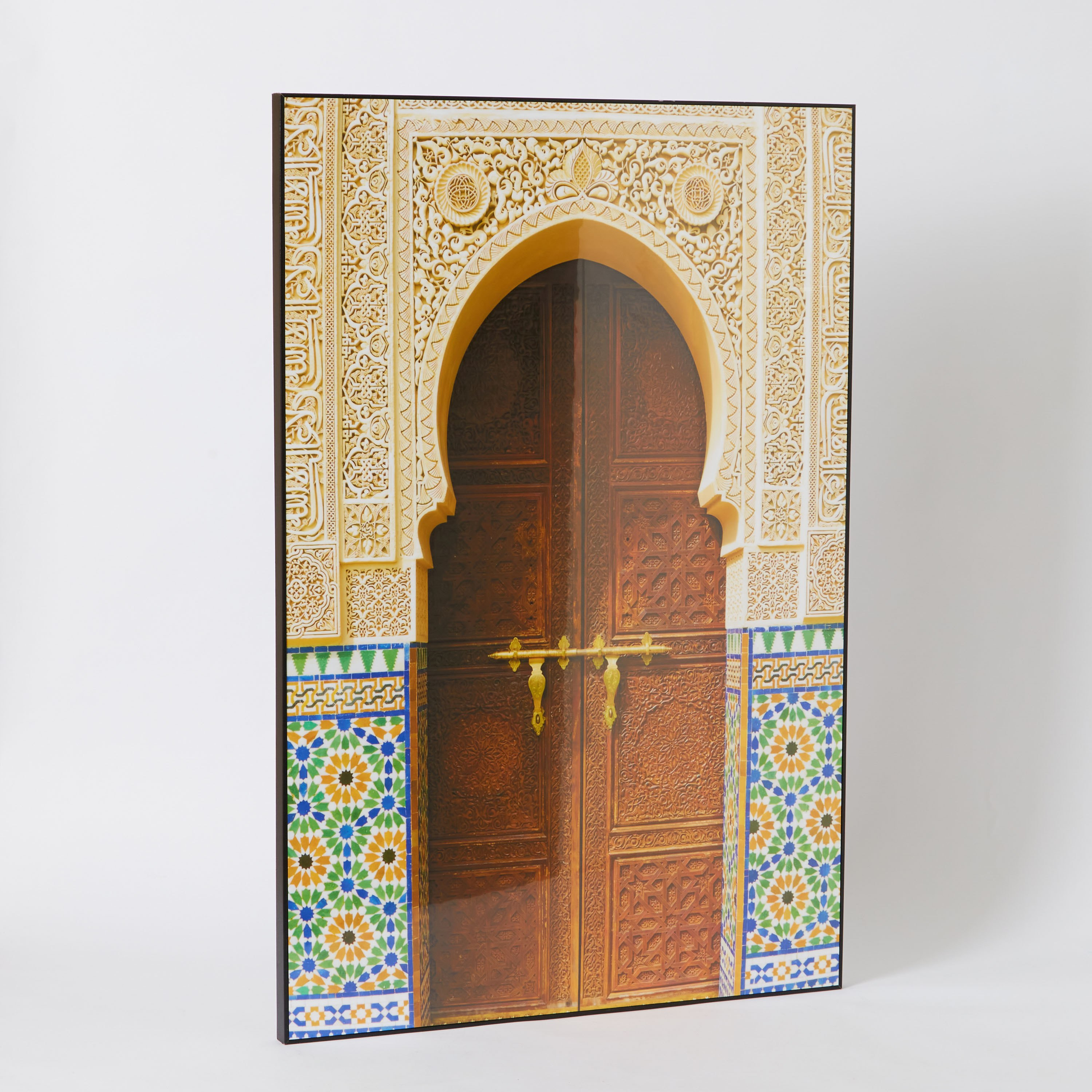 لوحة مؤطرة بتصميم باب بقفل من أمارا - 60x3x90 سم-PROMO_HB_AE_B1G1_250925-image-6