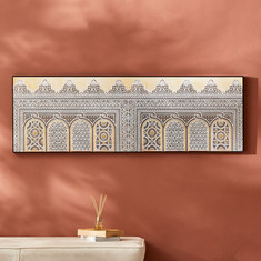 Amara Palace Doors Framed Picture - 120x3x40 cms
