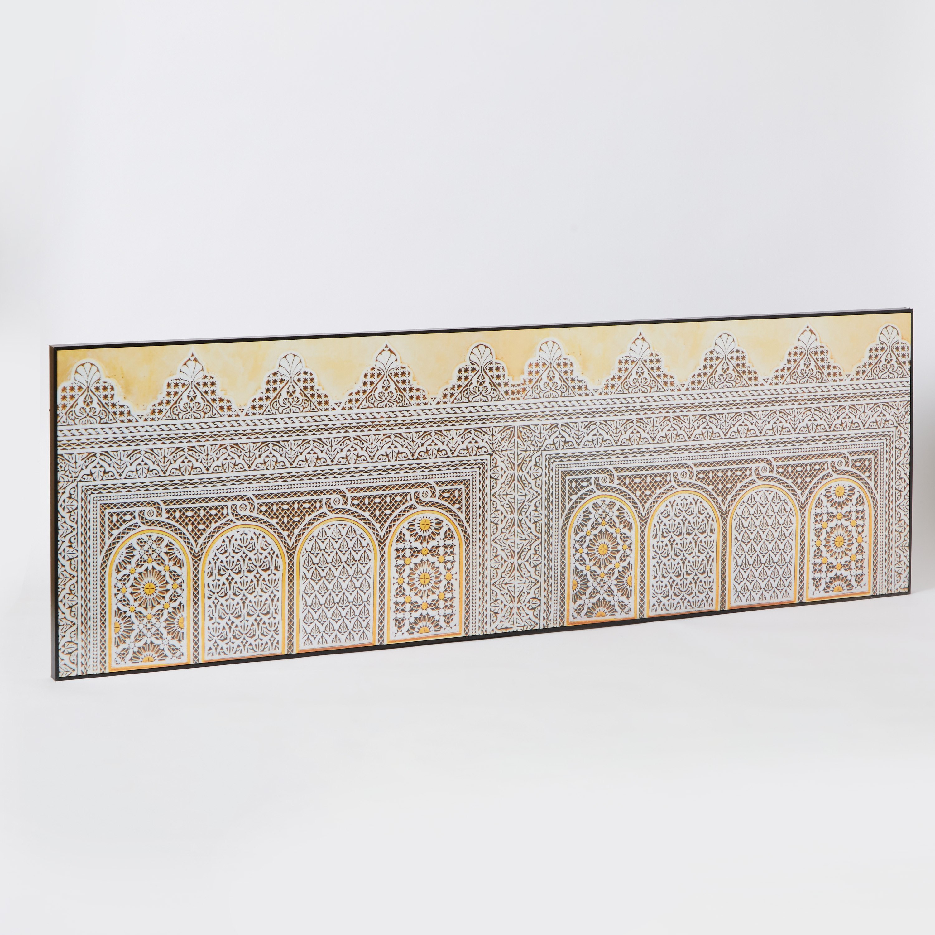 لوحة مؤطرة بتصميم أبواب قصر من أمارا - 120x3x40 سم-PROMO_HB_AE_B1G1_250925-image-6