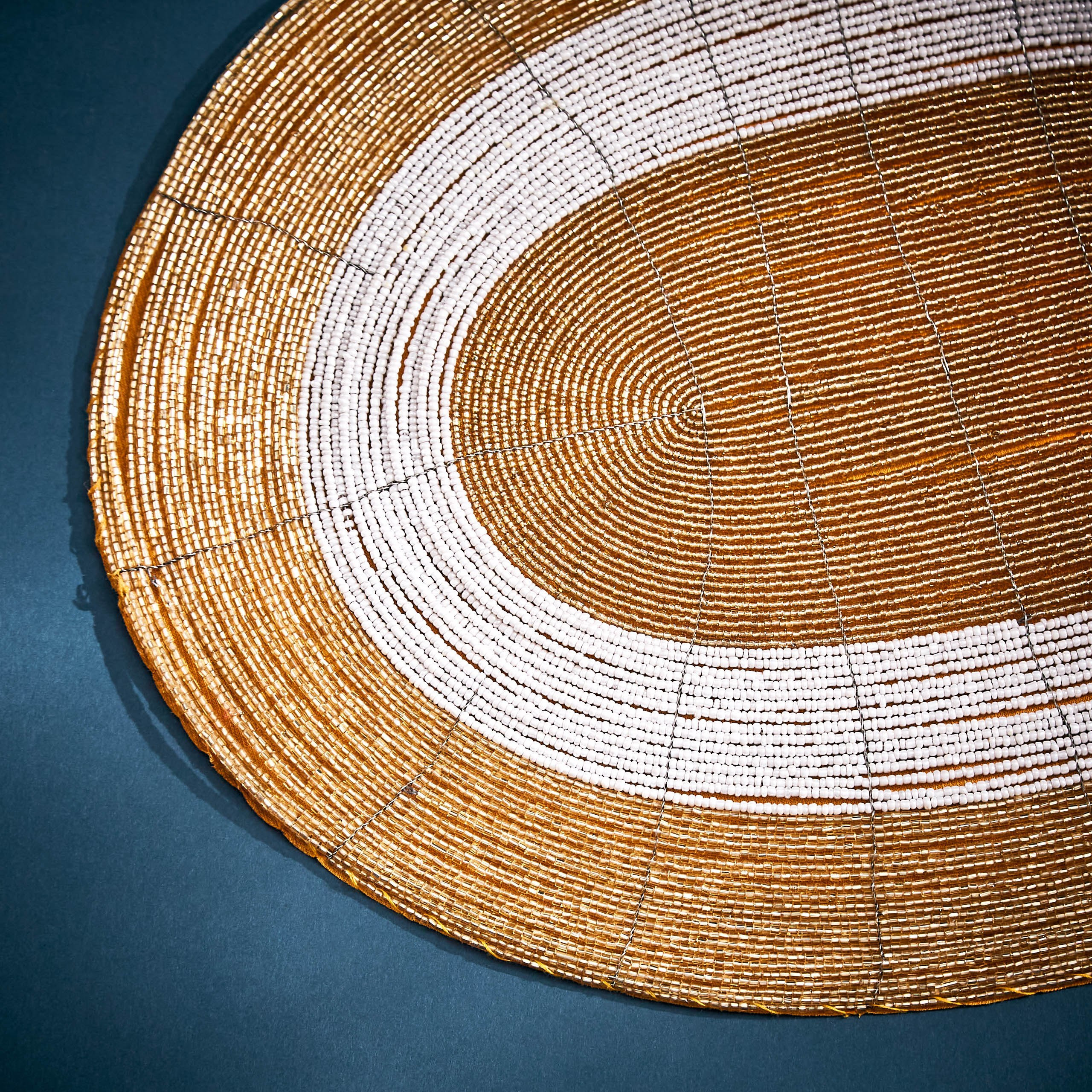 Oval Beaded Placemat - 40x30 cm-hbxdecorandfurnishings-homefurnishings-tablelinens-image-2