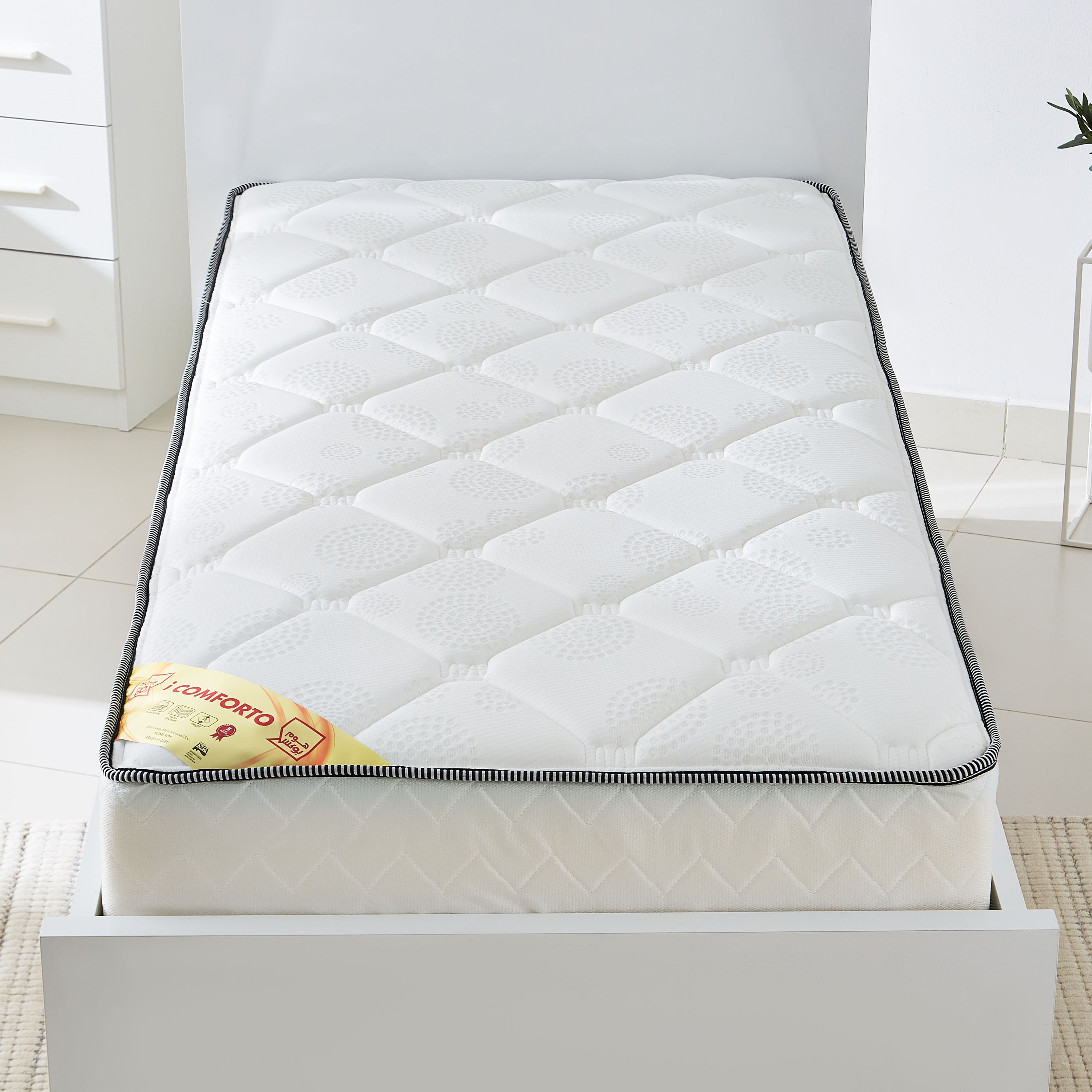 مرتبة فردية متوسطة الصلابة بنوابض جيبية من سليب نيست آي كومفورتو - 90x190x25 سم-hbxfurniture-bedroom-mattresses-single-image-2