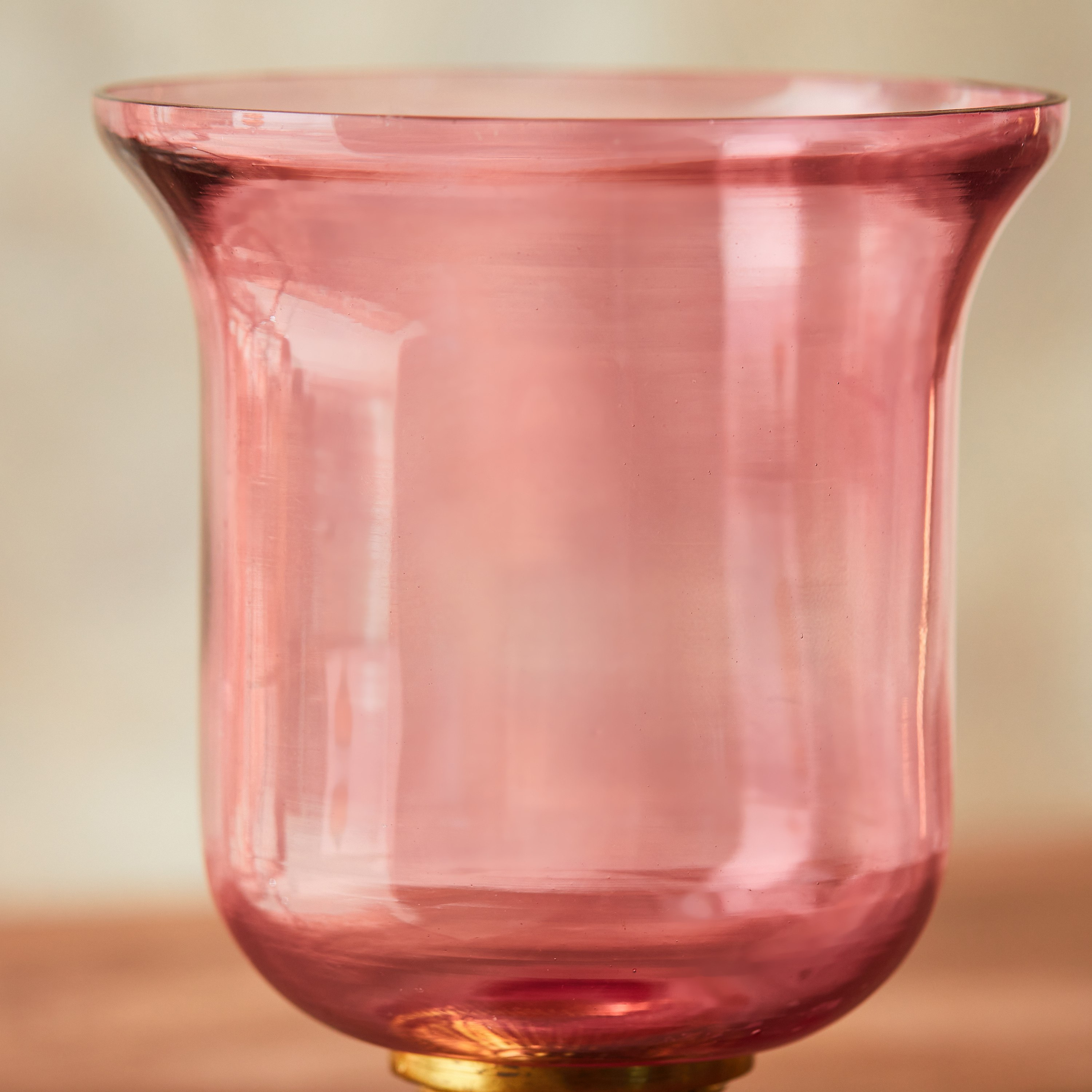 حامل شموع زجاج بقاعدة من جولنار - 12x12x20 سم-hbxlivingroom-decorandaccessories-candleholders-image-4