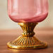 Gulnar Glass Candleholder with Stand - 12x12x20 cm-Candle Holders-thumbnailMobile-4